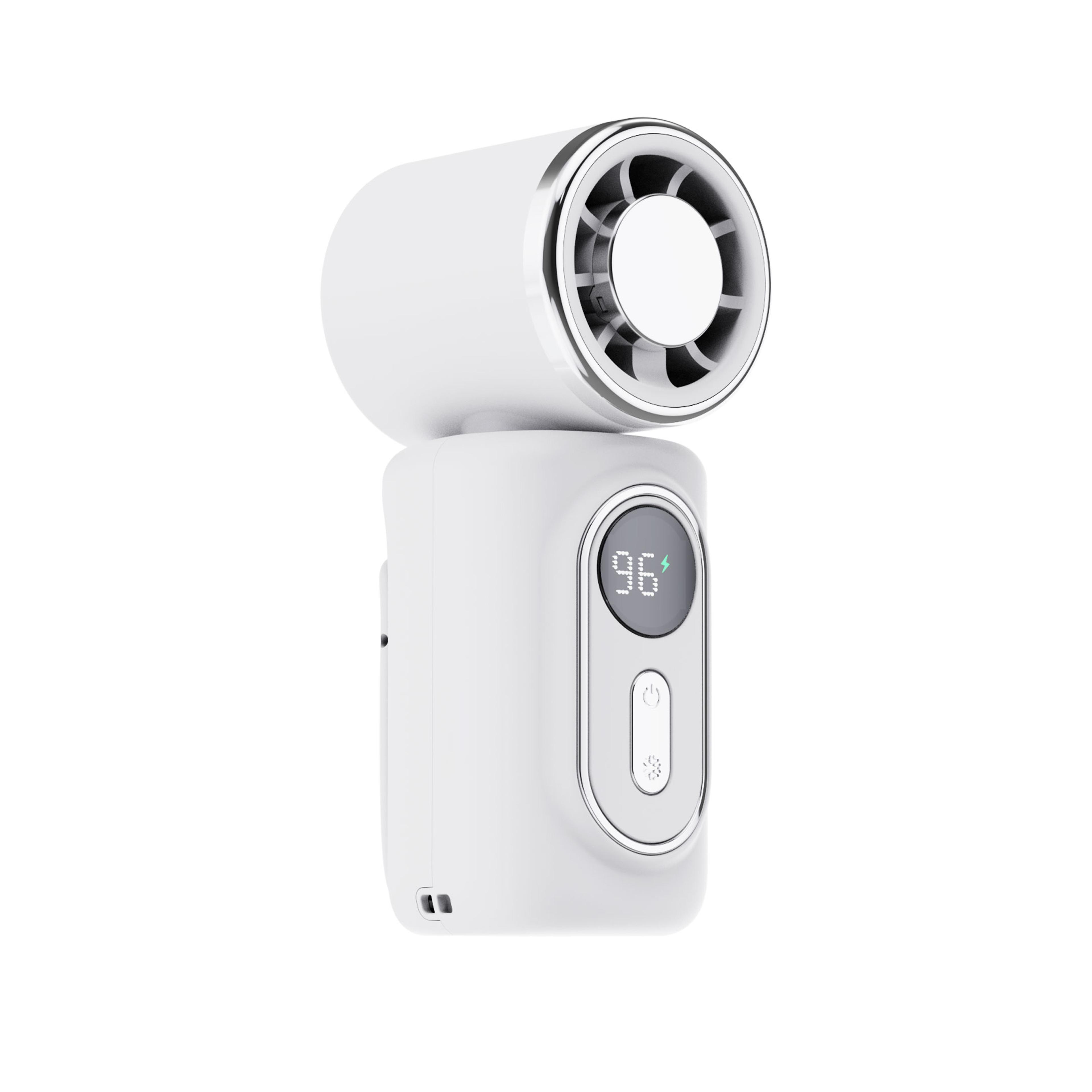usb rechargeable mini fan with umbrella clip for outdoor cooling