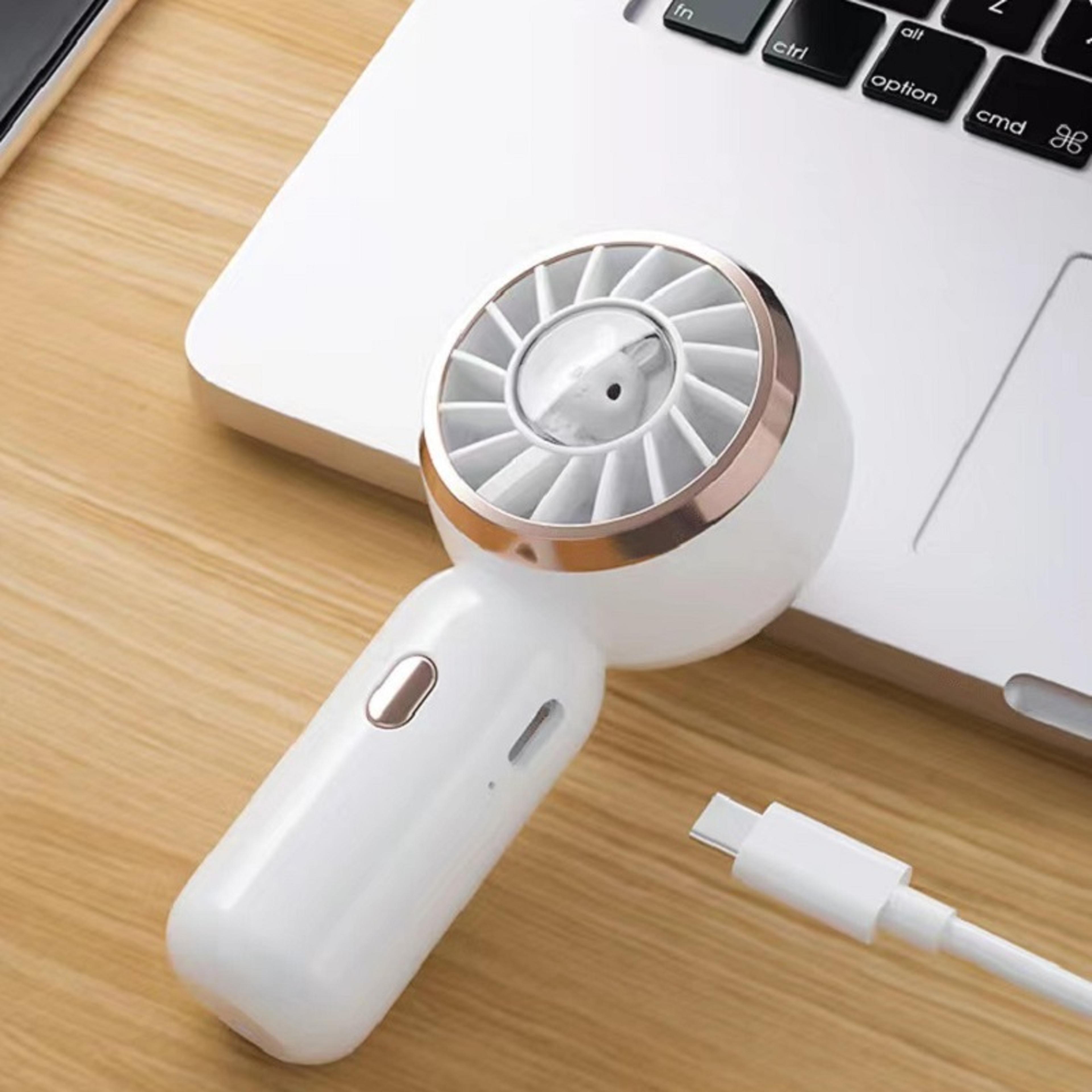 usb rechargeable handheld fan portable personal cooling fan with speeds