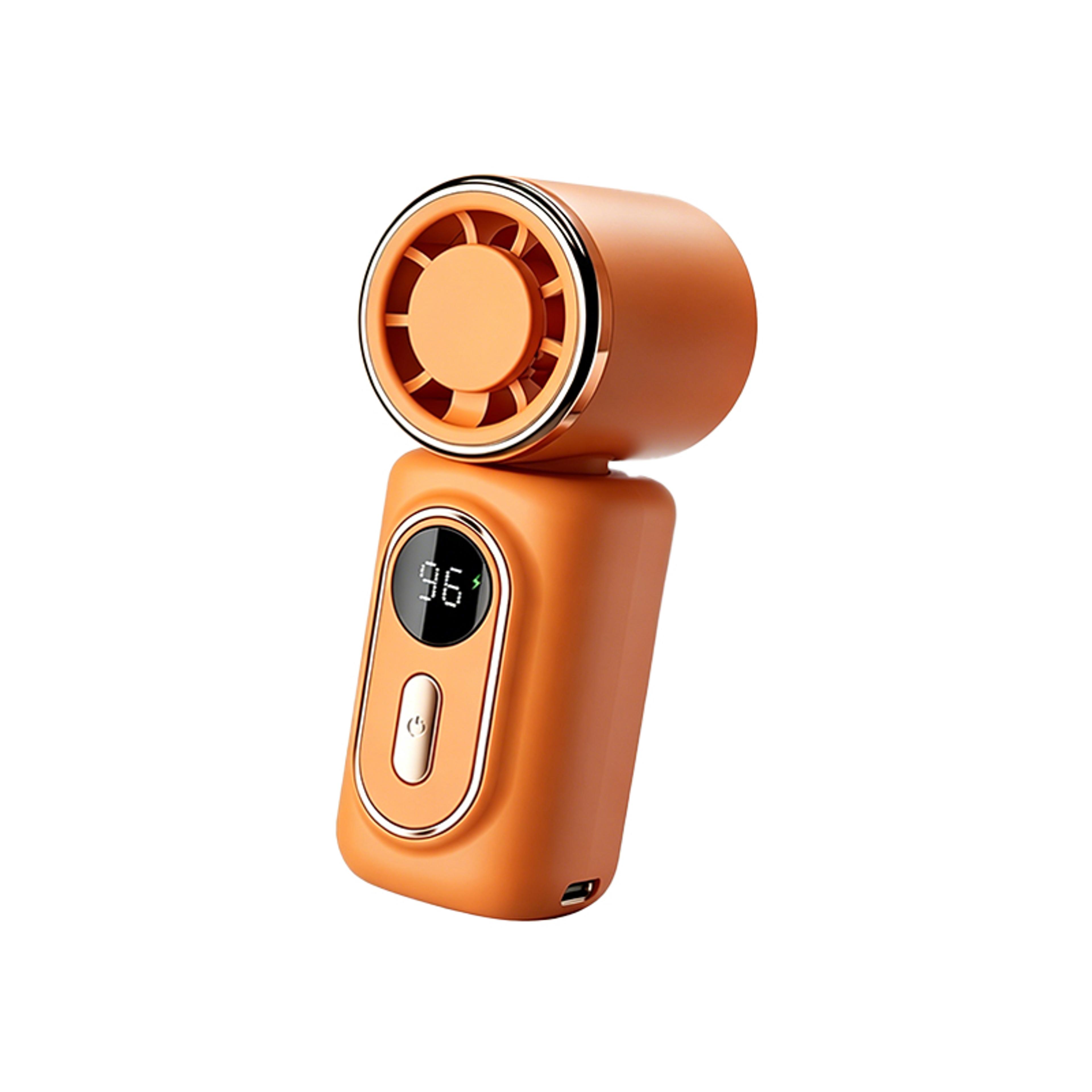 portable clip on fan with led display & speed cooling