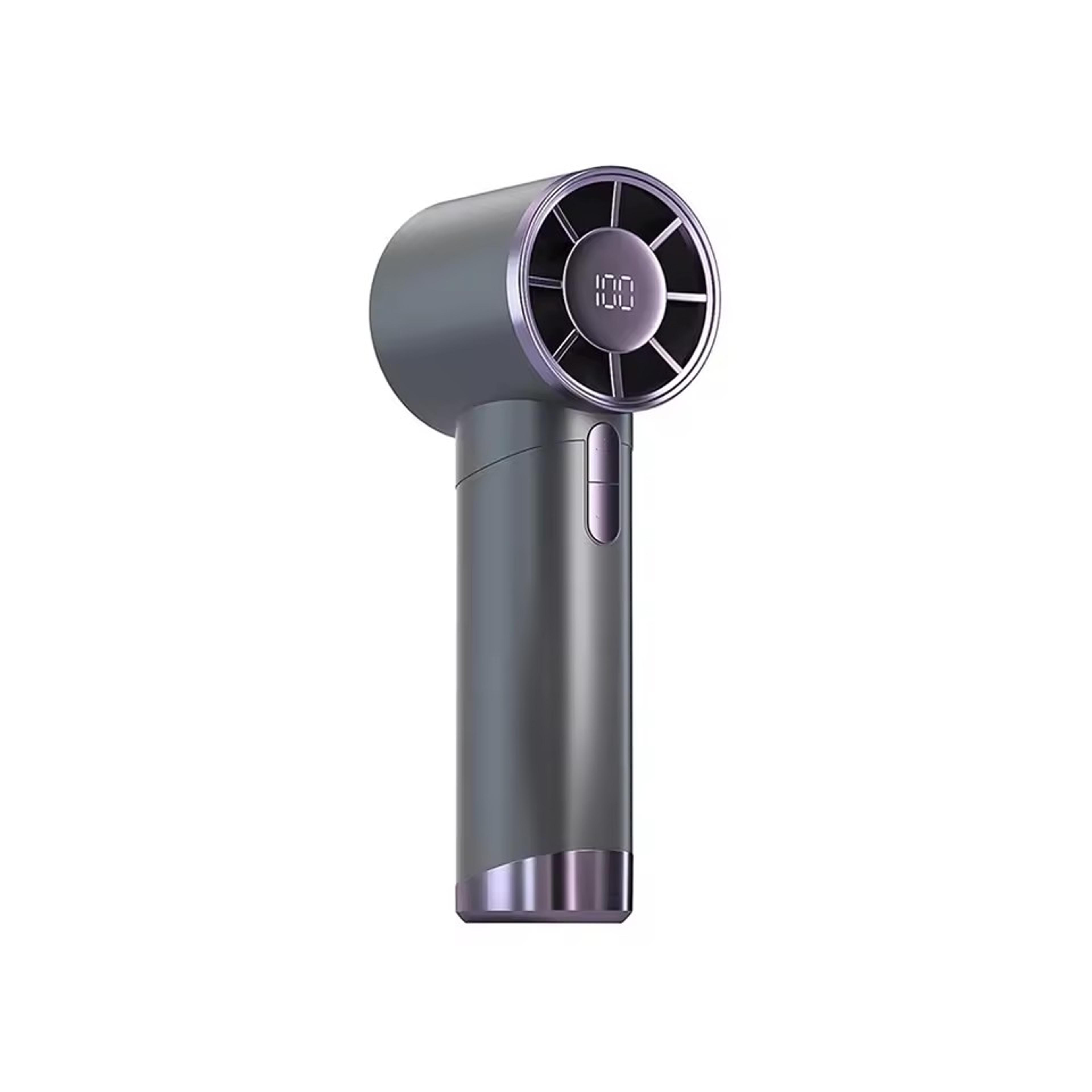 portable handheld fan with battery & led display