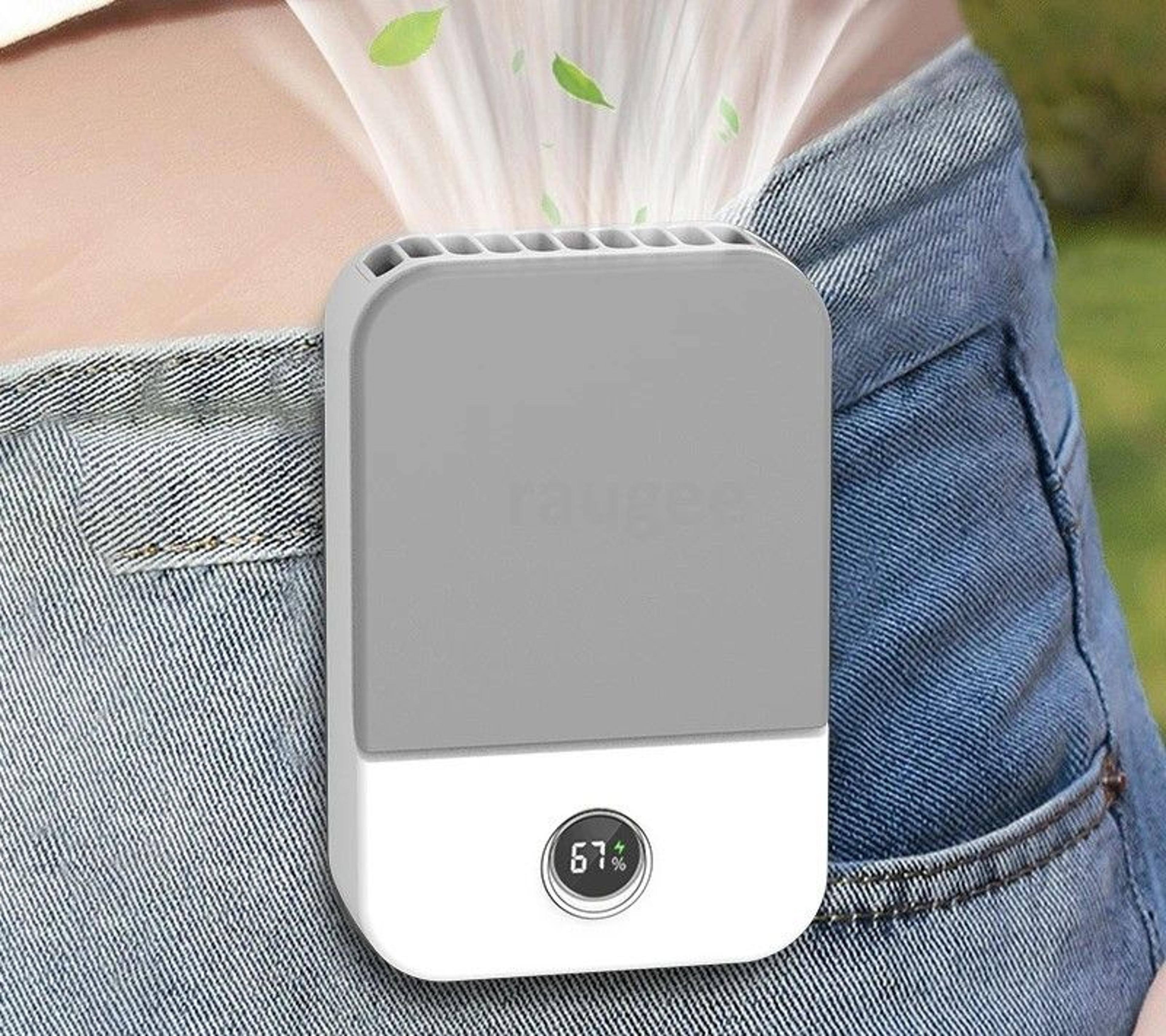 wearable waist fan portable neck fan with strong cooling airflow