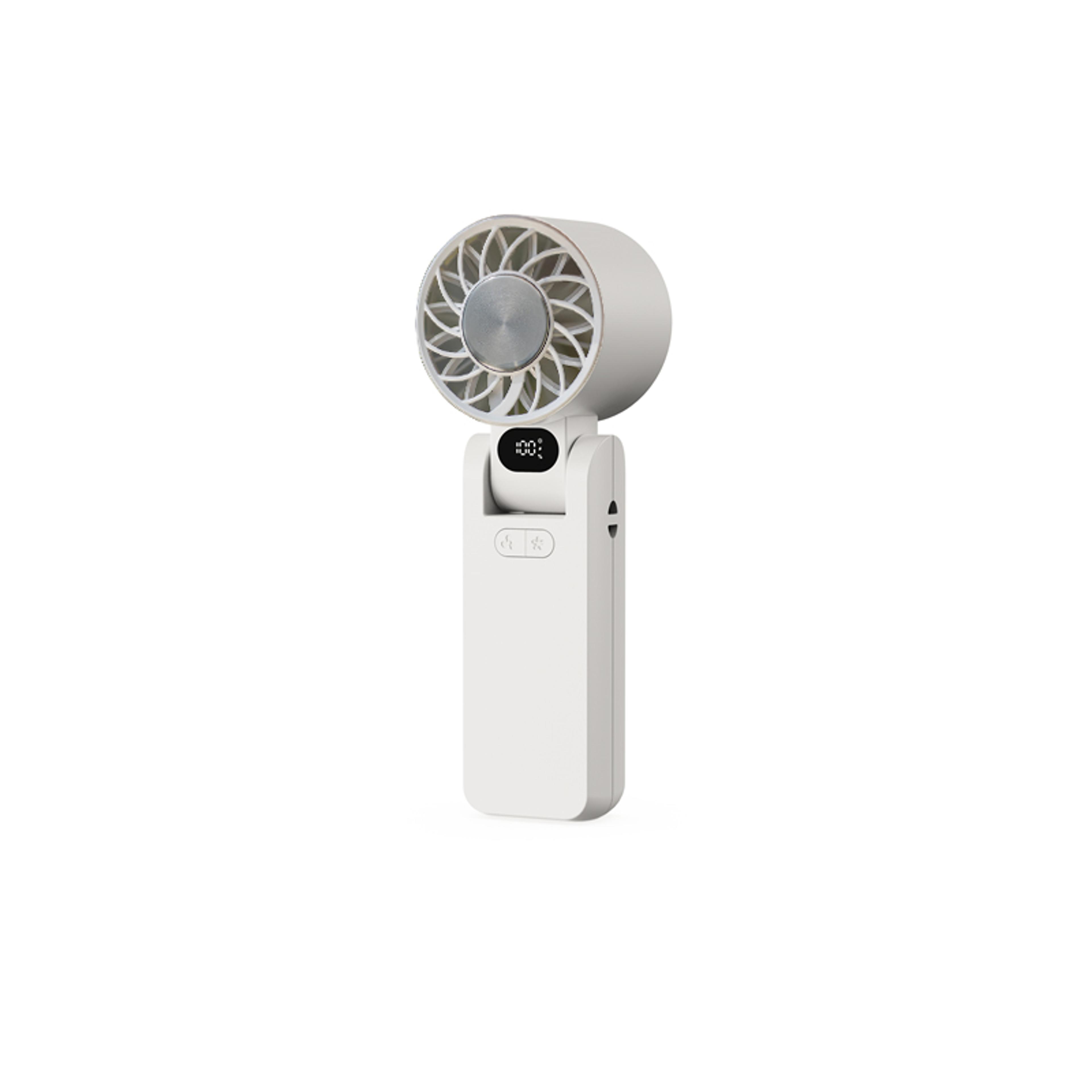 turbo handheld cooling fan with speed control & usb rechargeable battery