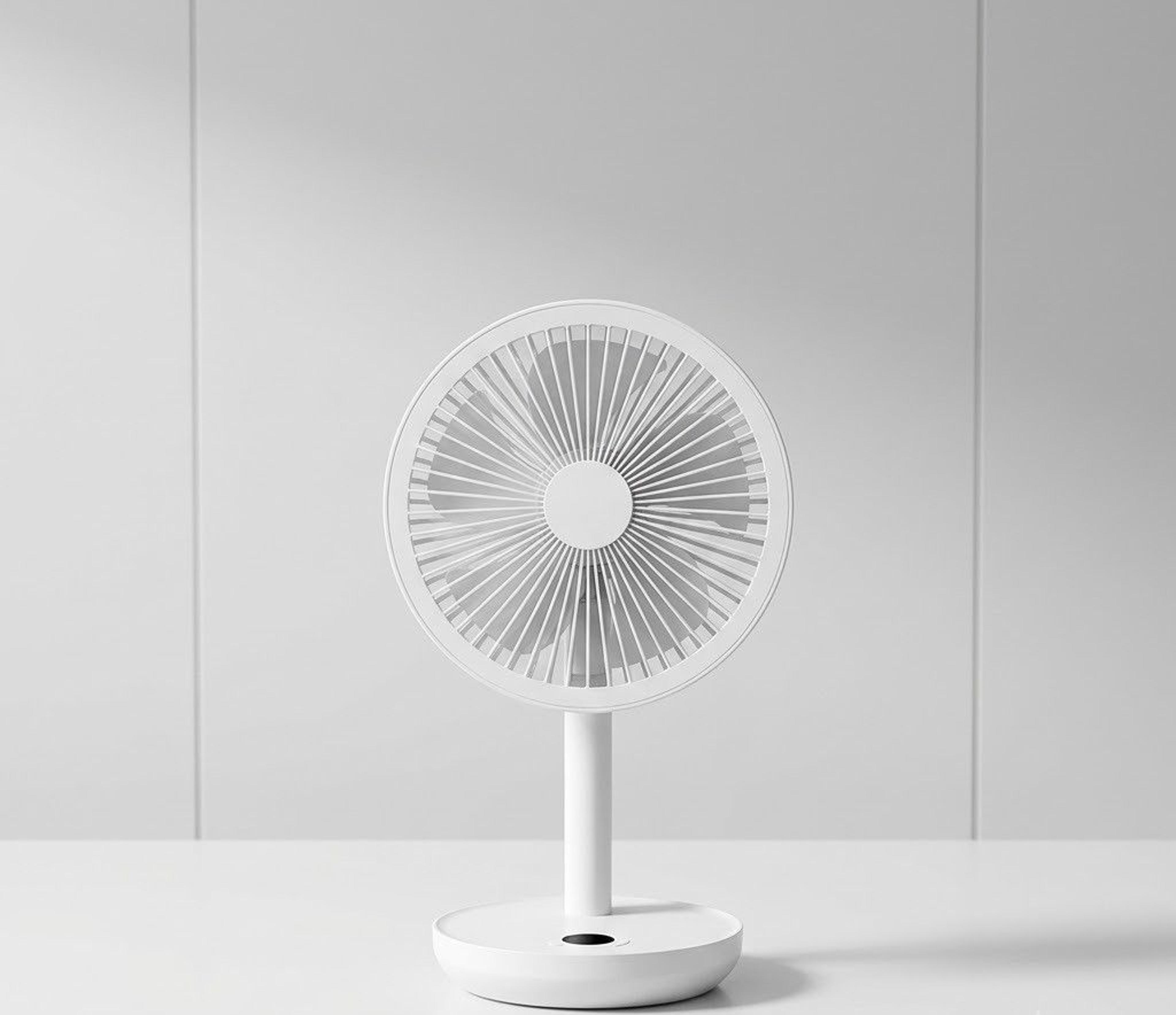 silent portable rechargeable fan with oscillation & timer