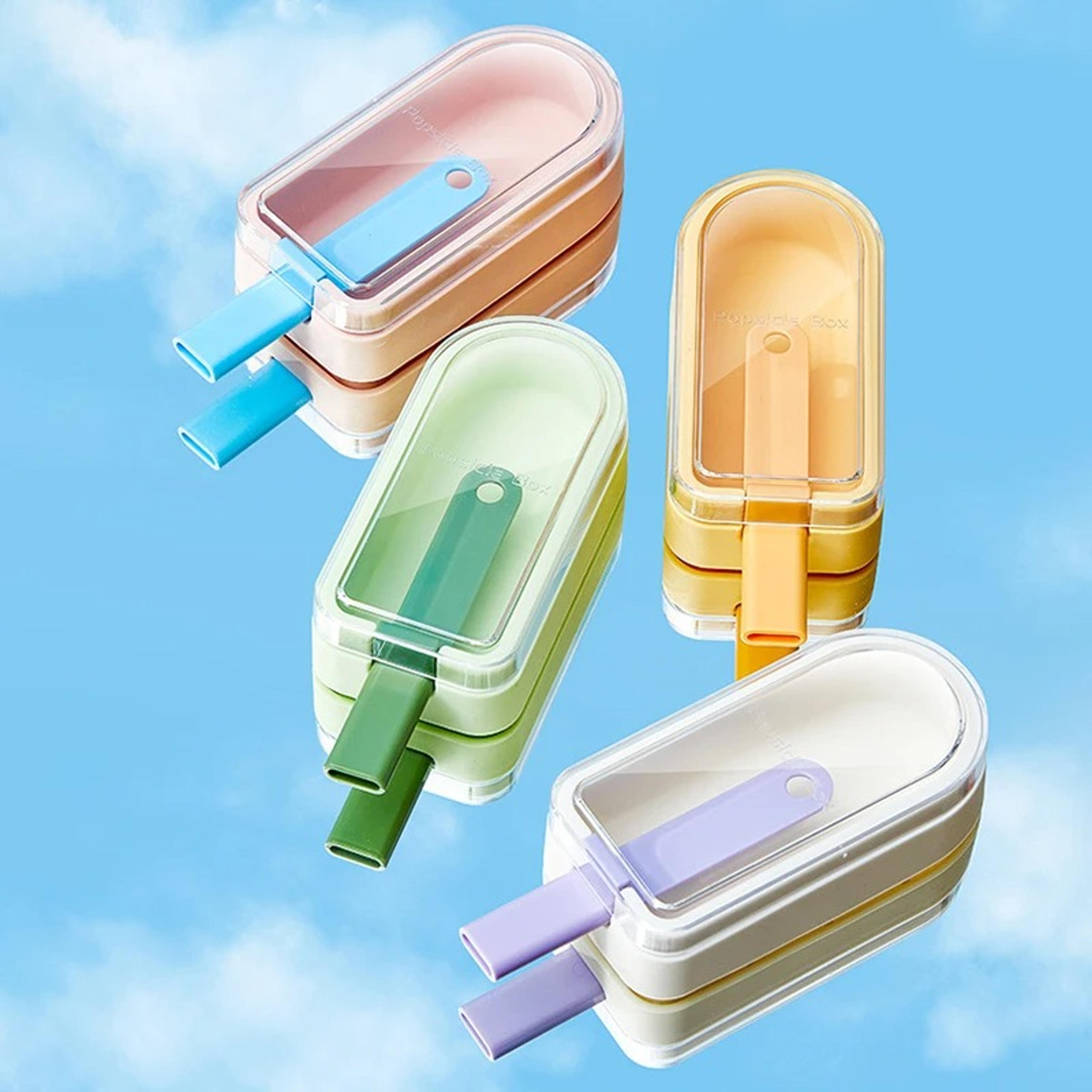 easy-release bpa-free popsicle mold set for homemade ice pops & frozen treats