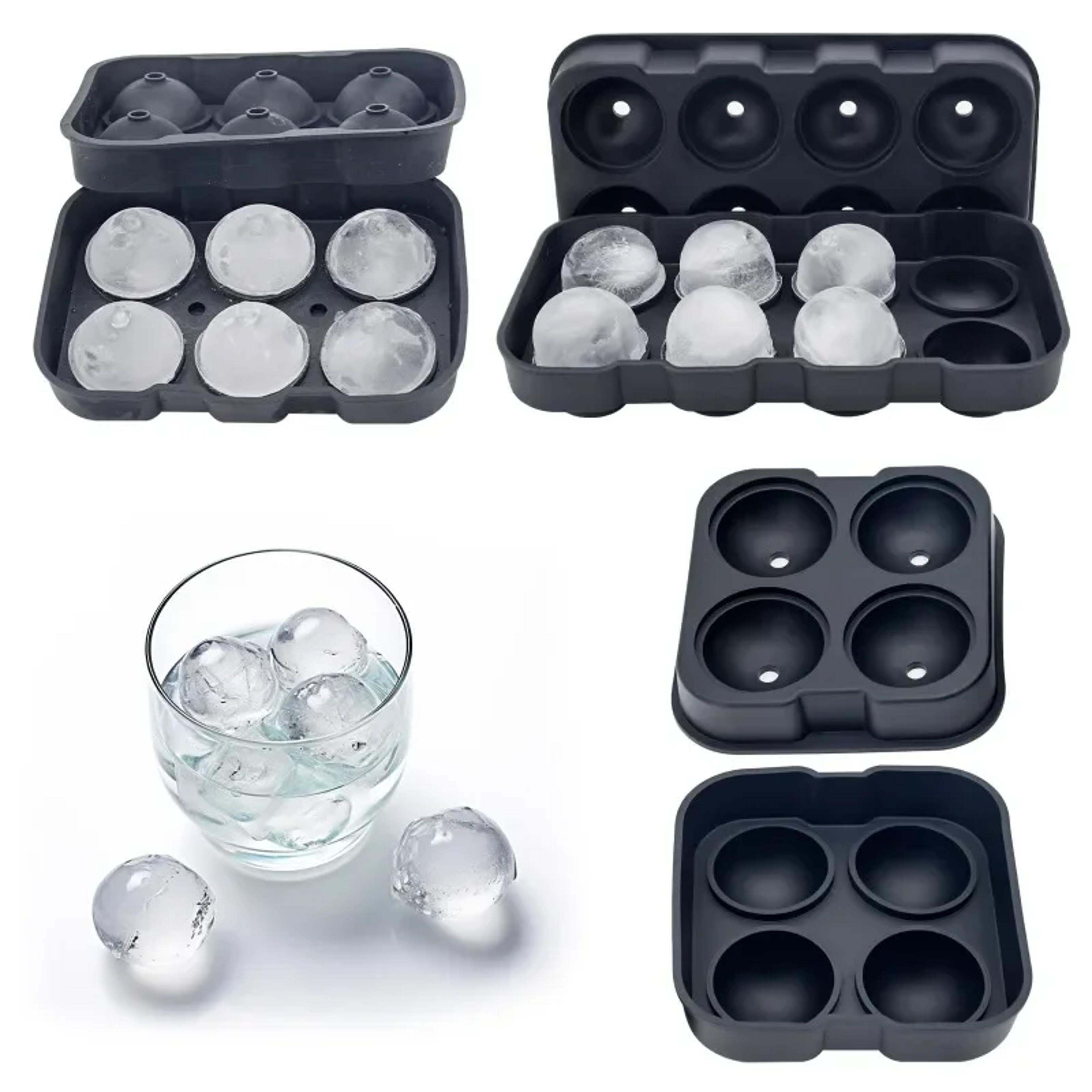 crystal chill whiskey ice ball mold large ice ball maker for cocktails & spirits