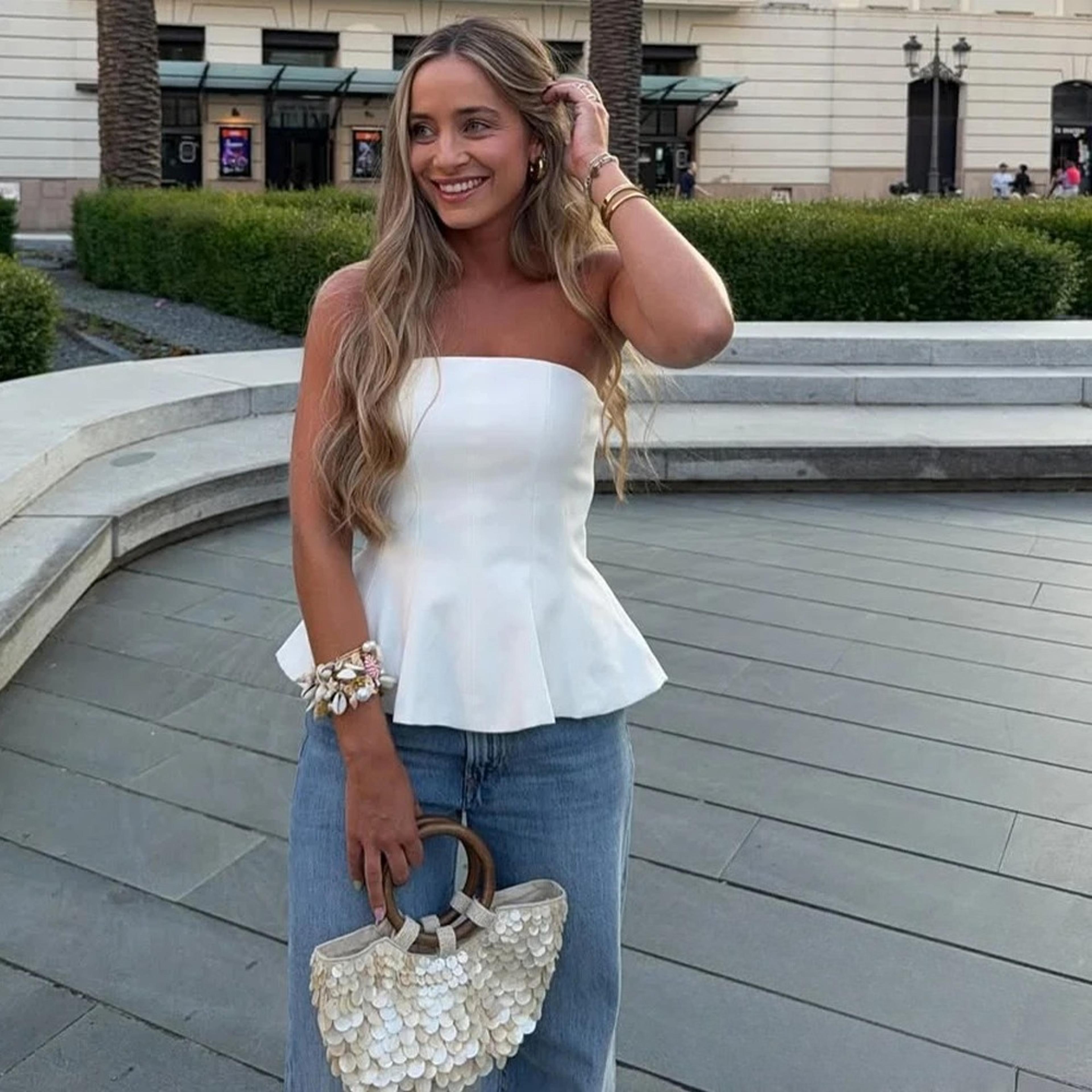 butter yellow ruffle tube top for women strapless summer party crop top