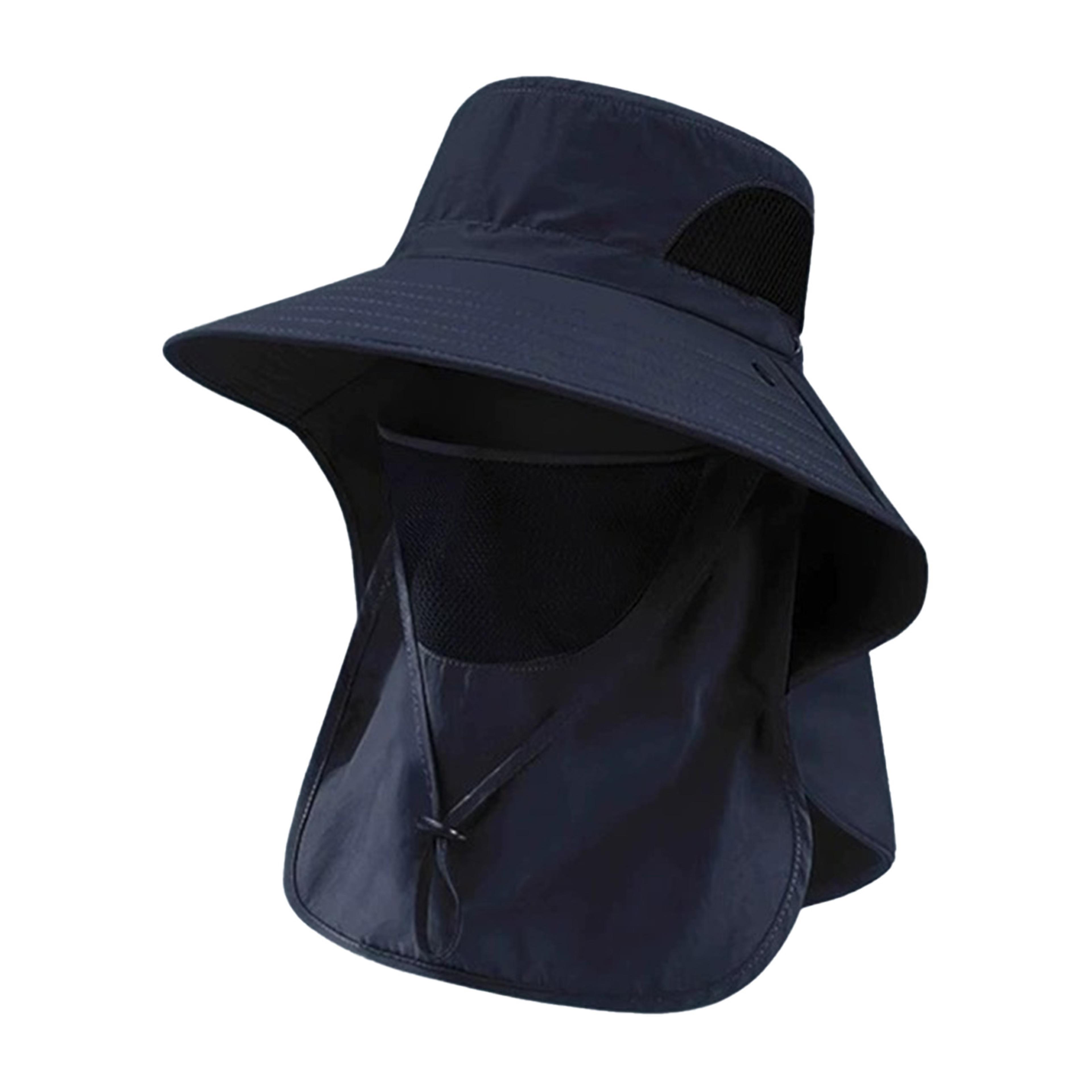 women's sun hat with neck cover uv protection wide brim fishing bucket hat