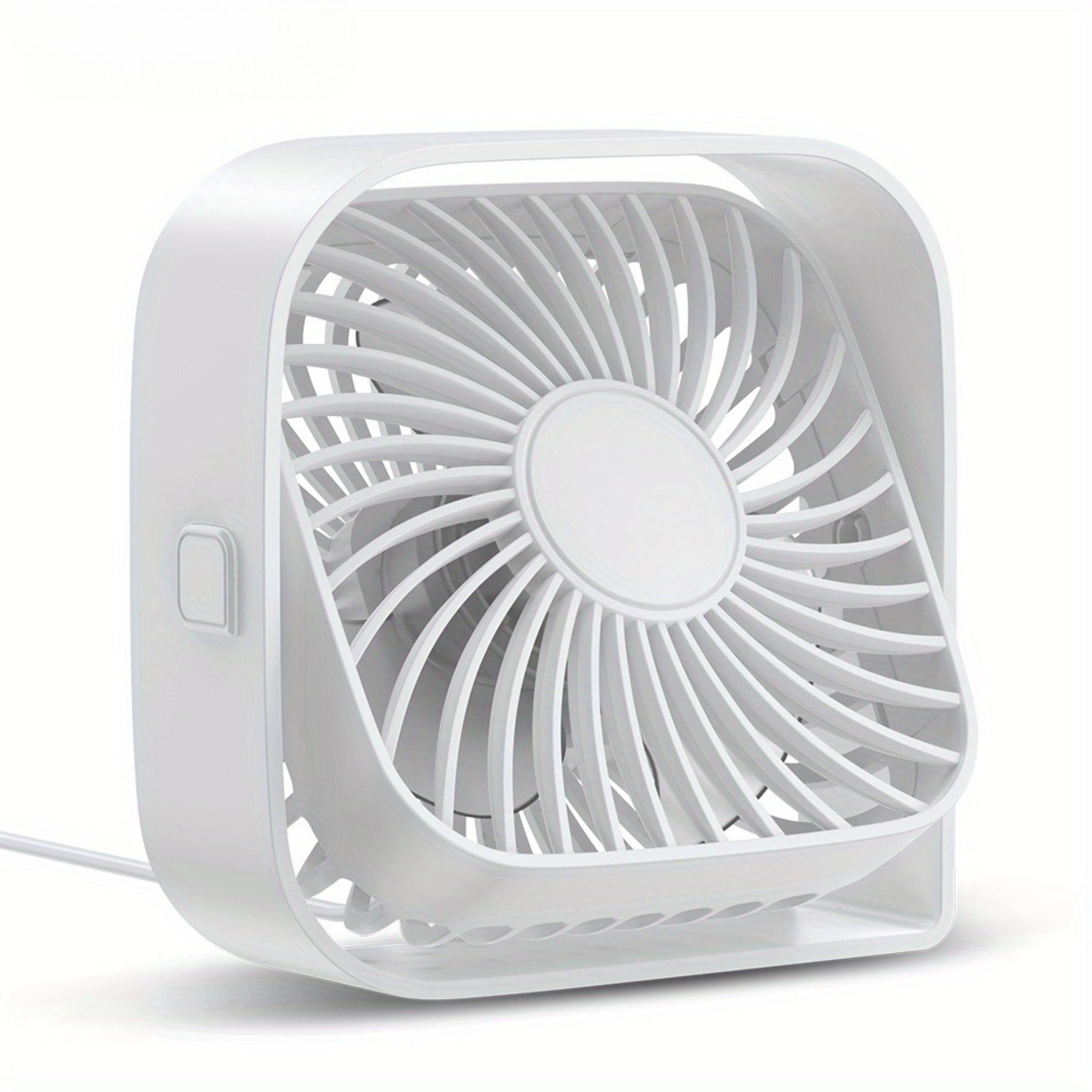 mini usb desk fan with speed quiet cooling for office, home & dorm