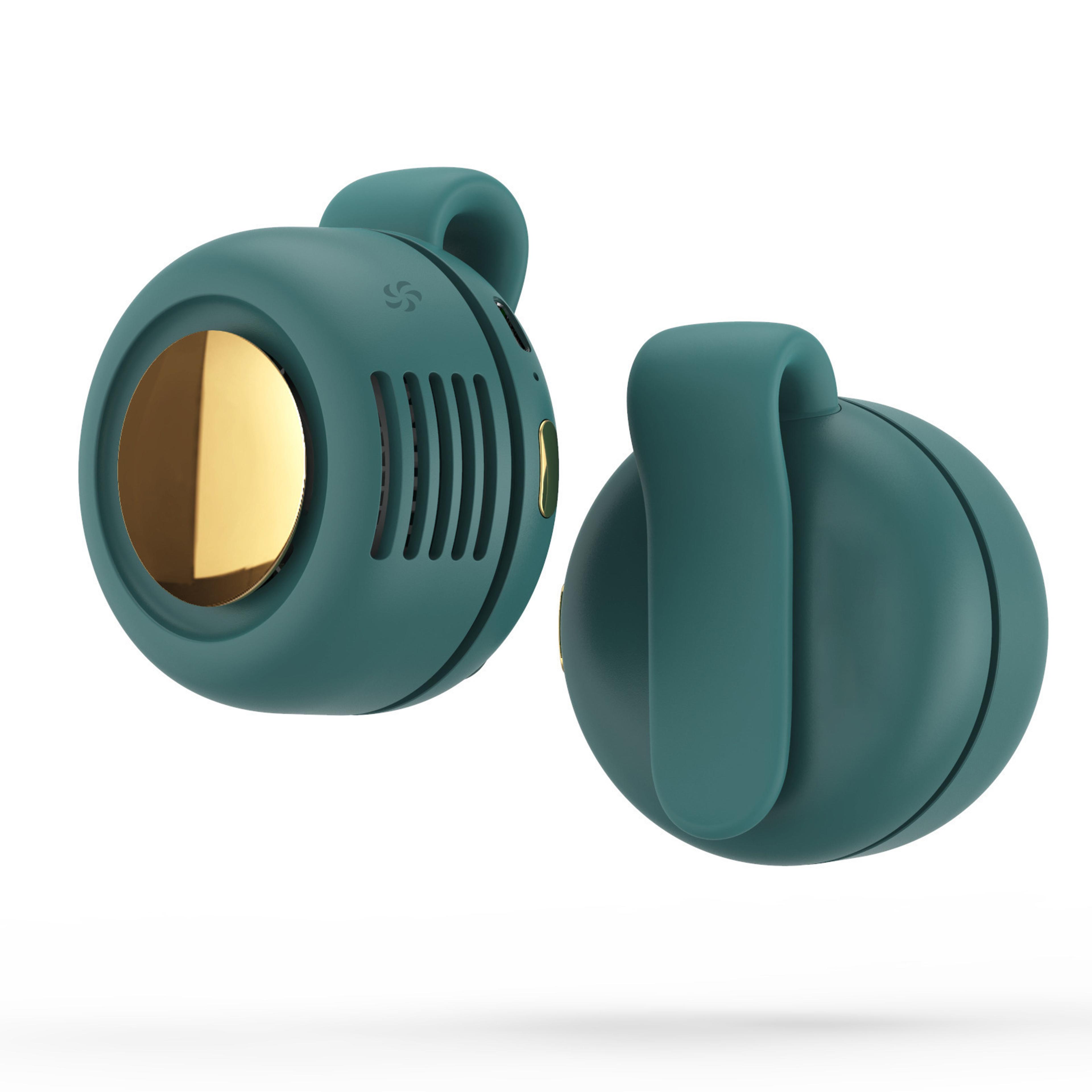 portable clip on fan rechargeable wearable fan with rotation and speed cooling