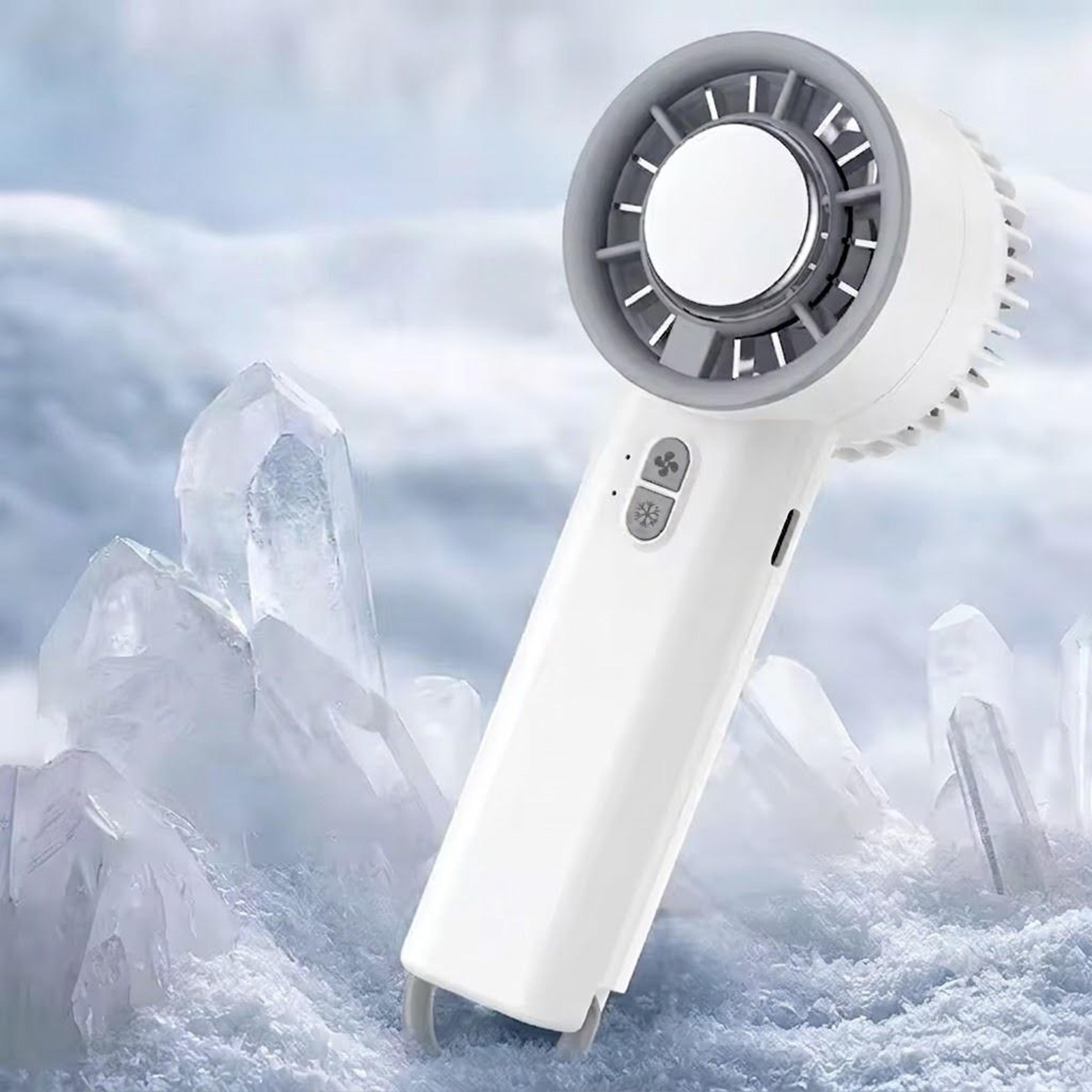 portable semiconductor cooling handheld fan usb rechargeable mini fan