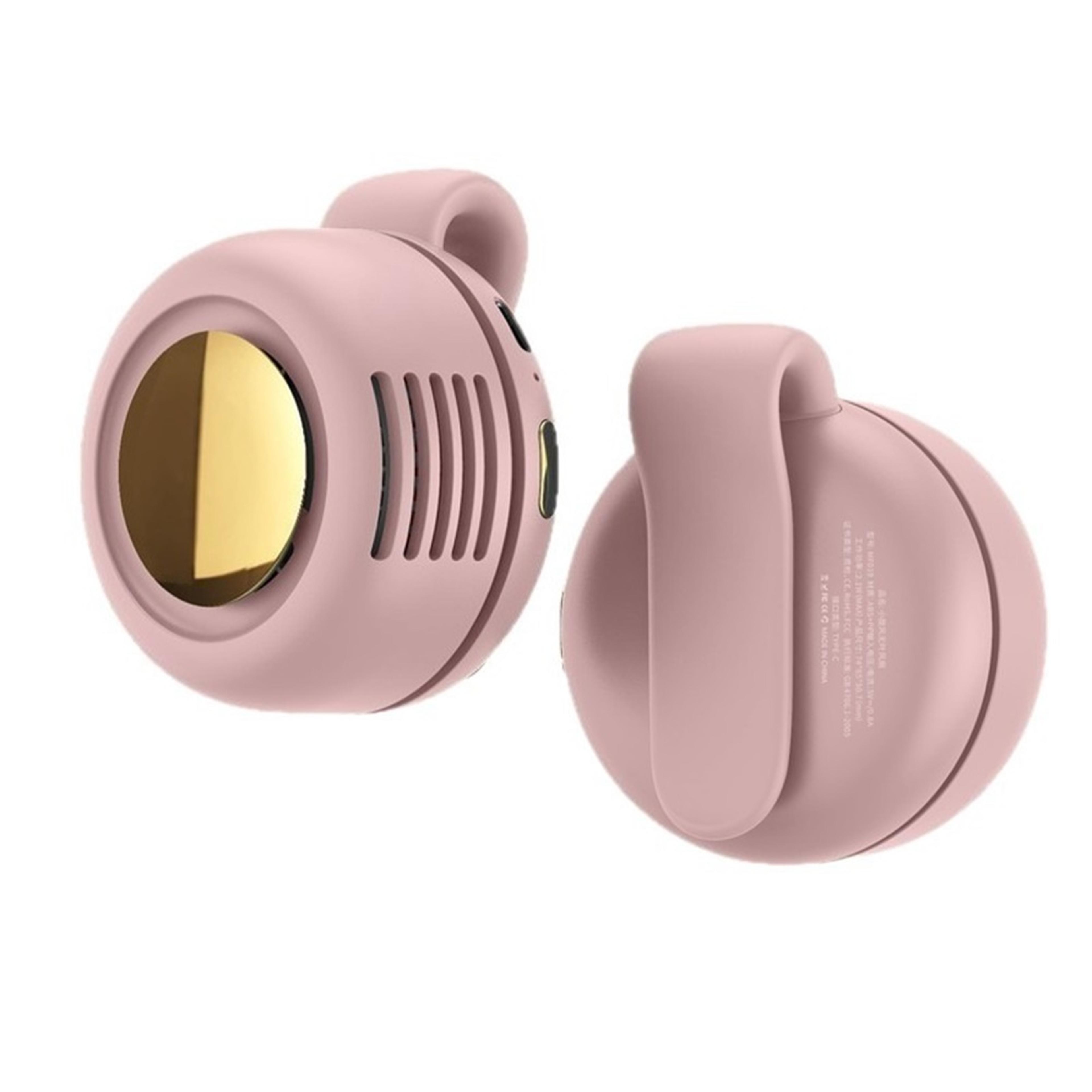 portable clip on bladeless fan usb rechargeable hands free wearable cooling fan