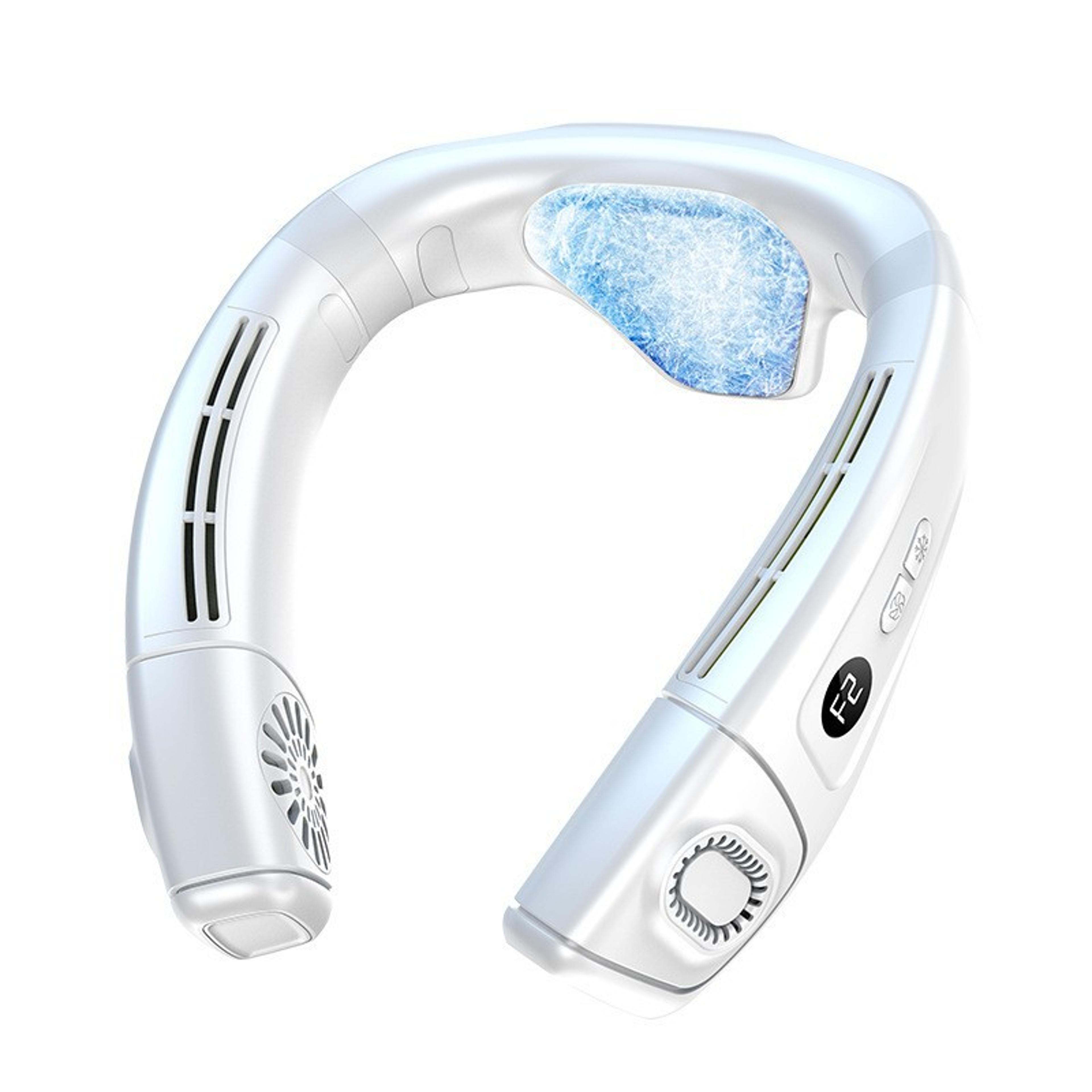neck fan portable neck air conditioner with cooling plate rechargeable