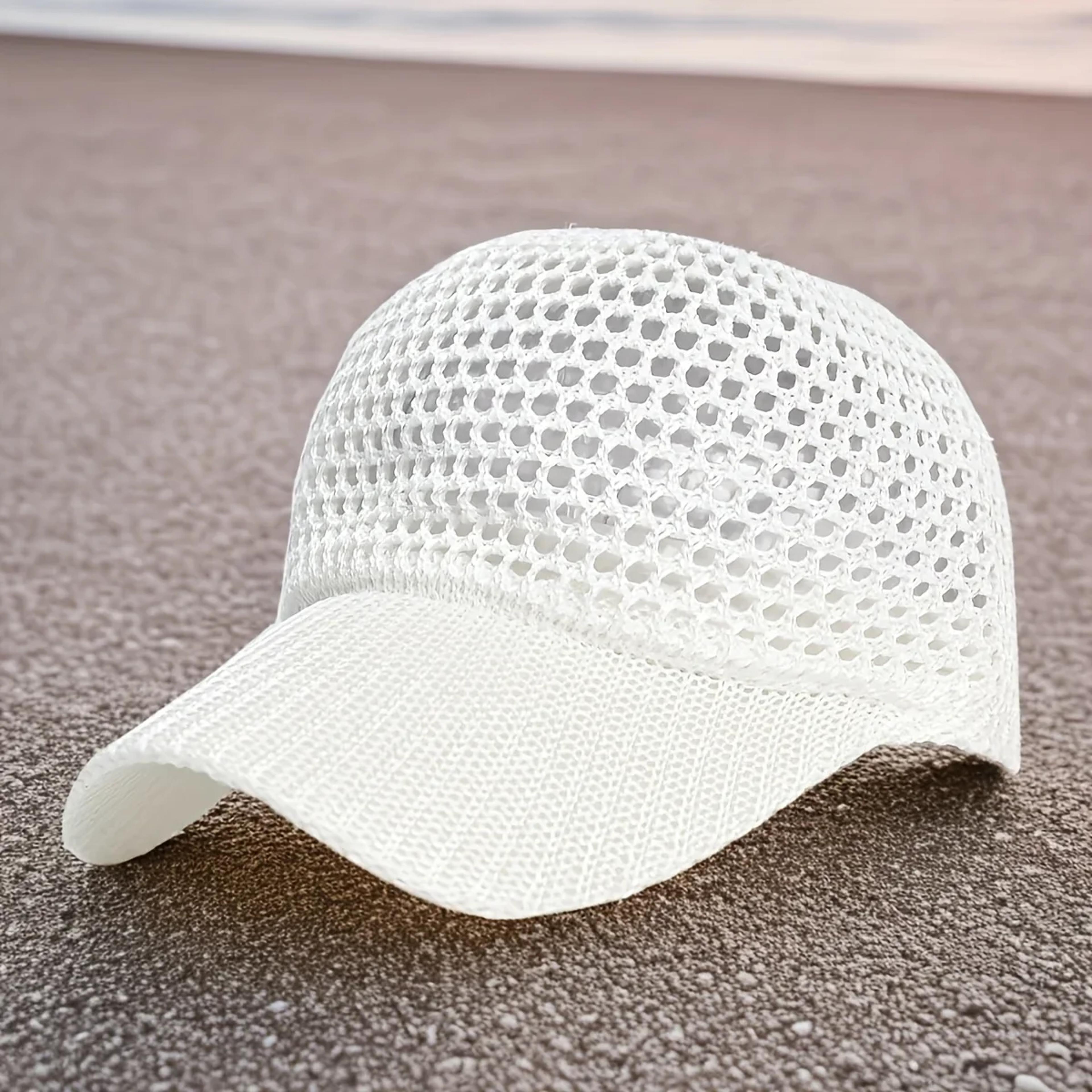 portable uv protection hat breathable mesh baseball cap for hiking, fishing & outdoor adventures