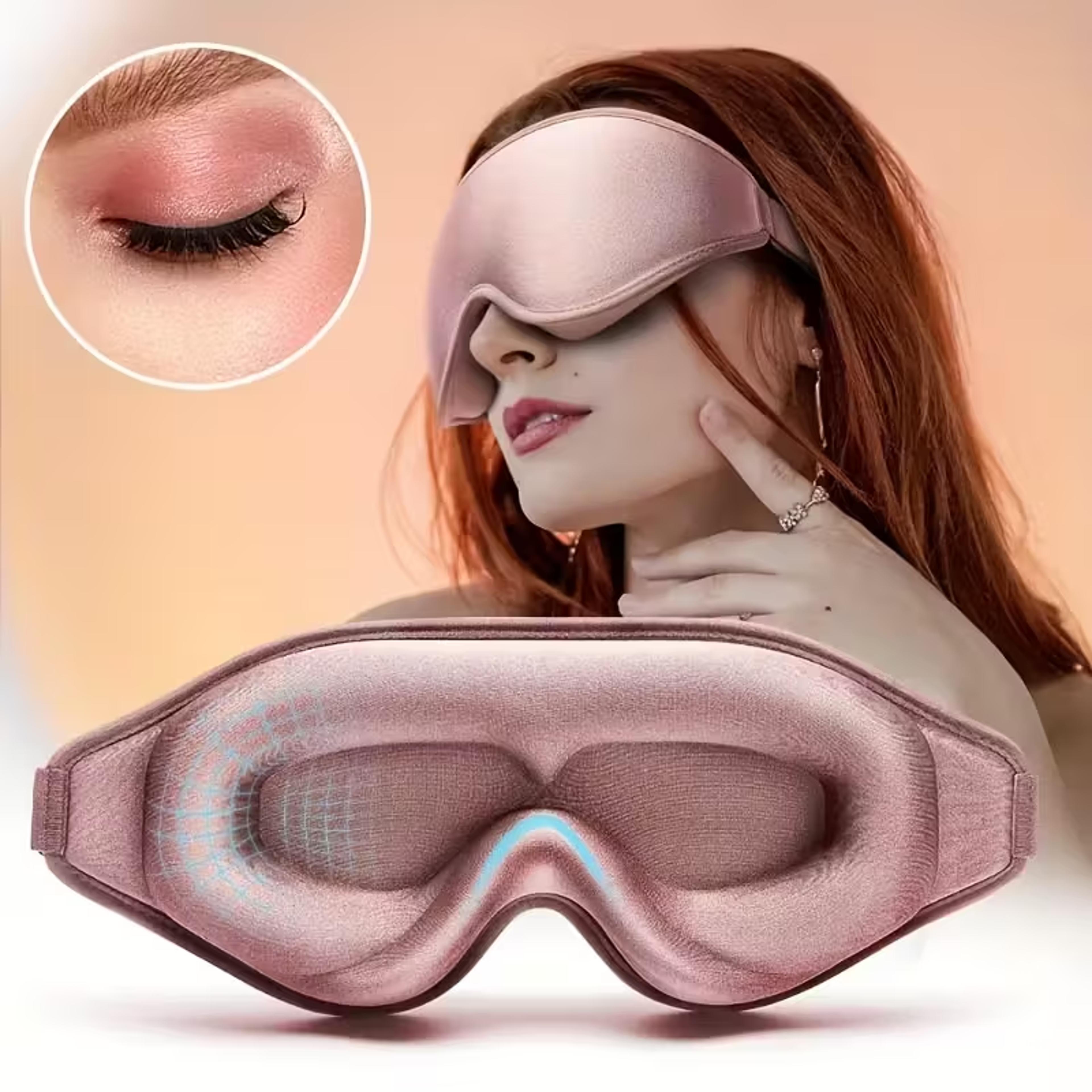 sleep mask soft blackout sleep eye mask for travel, home & restful sleep