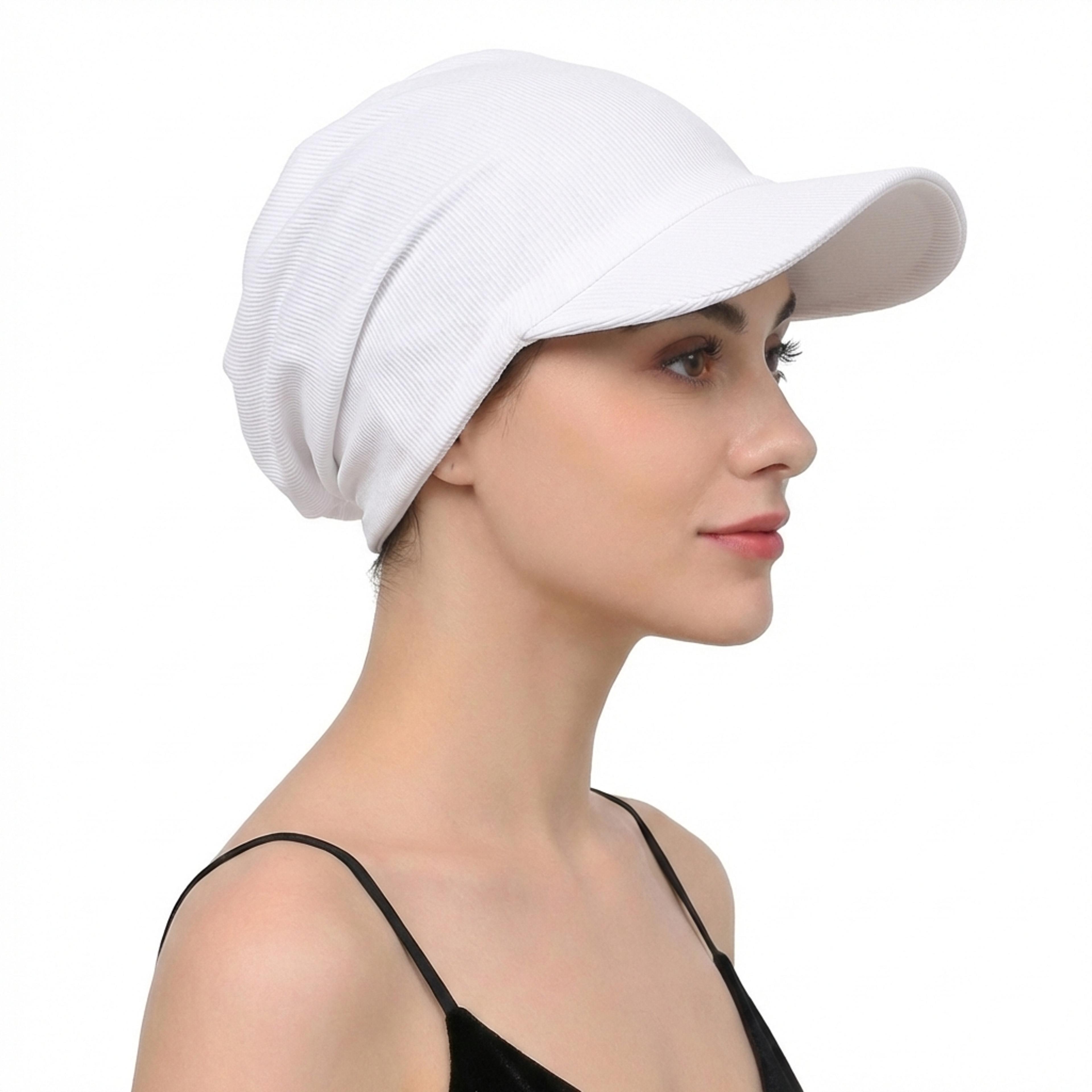 elegant muslim hijab cap with visor brim for women lightweight sun protection baseball hat