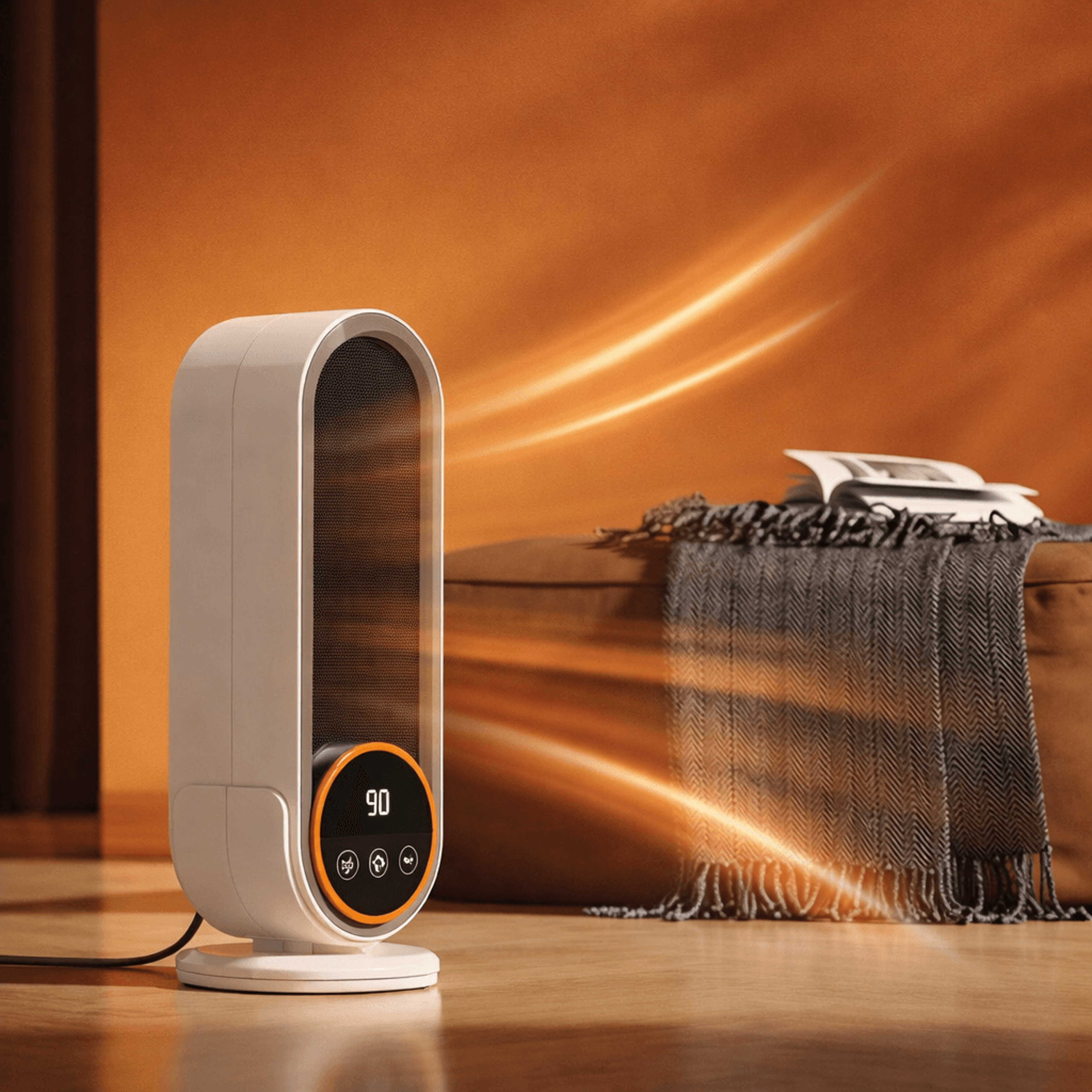 electric heater portable fan heaters for room, home office desktop heaters warmer machine for winter
