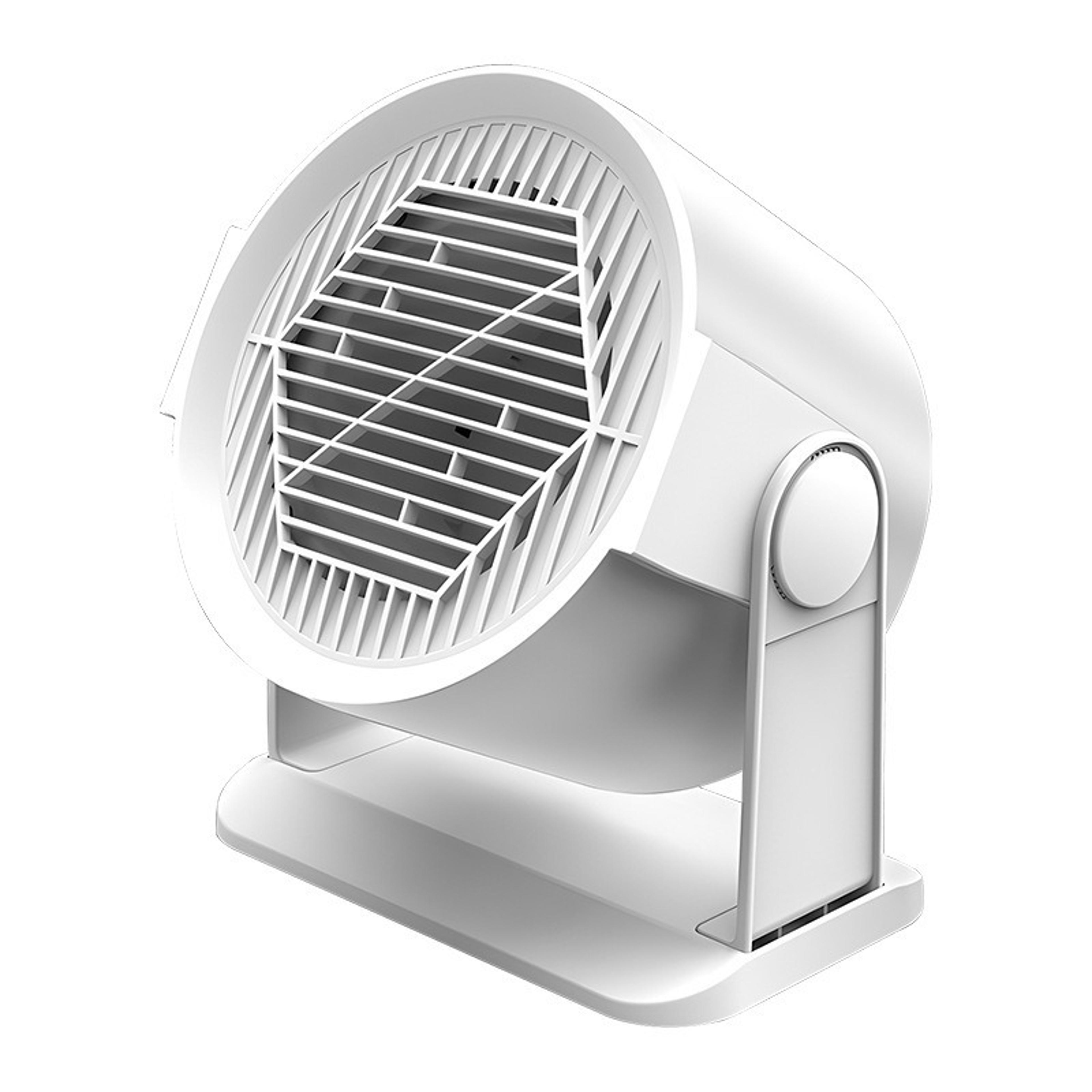 portable desktop electric heater for home and office, mini warm air fan for desk use and foot warmer
