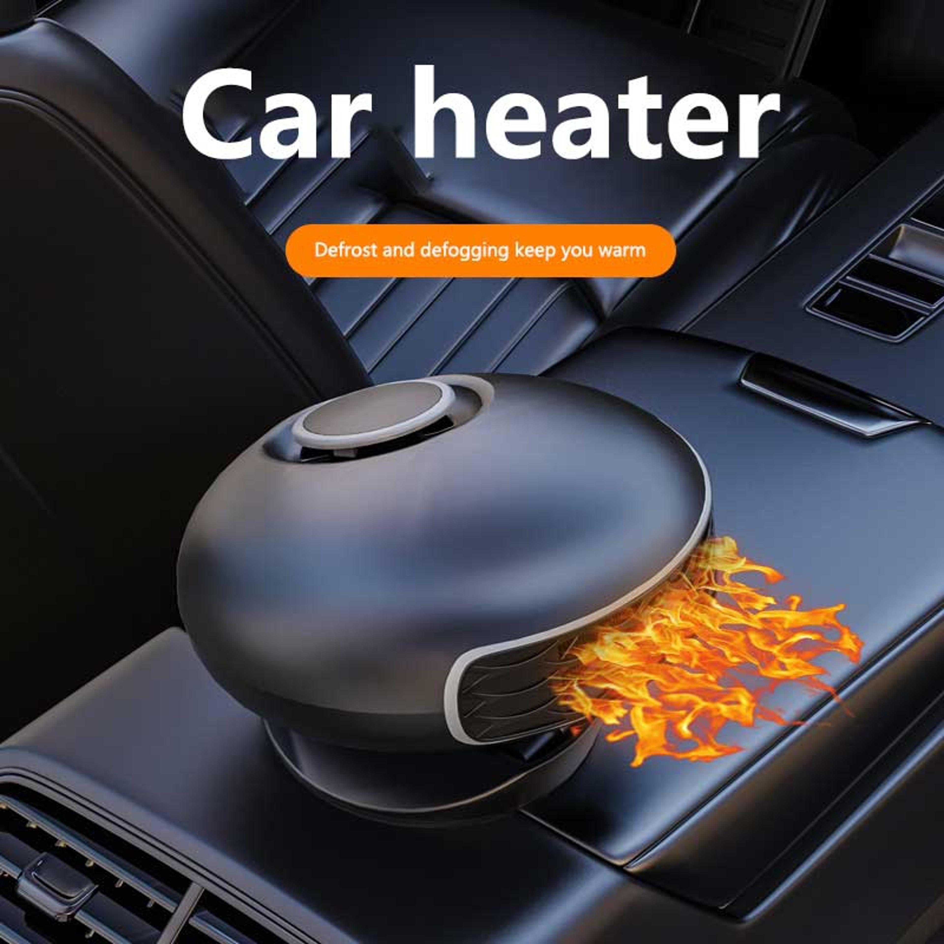 car heater fan, mini electric cooling heating auto windshield defroster defogging demister vehicle
