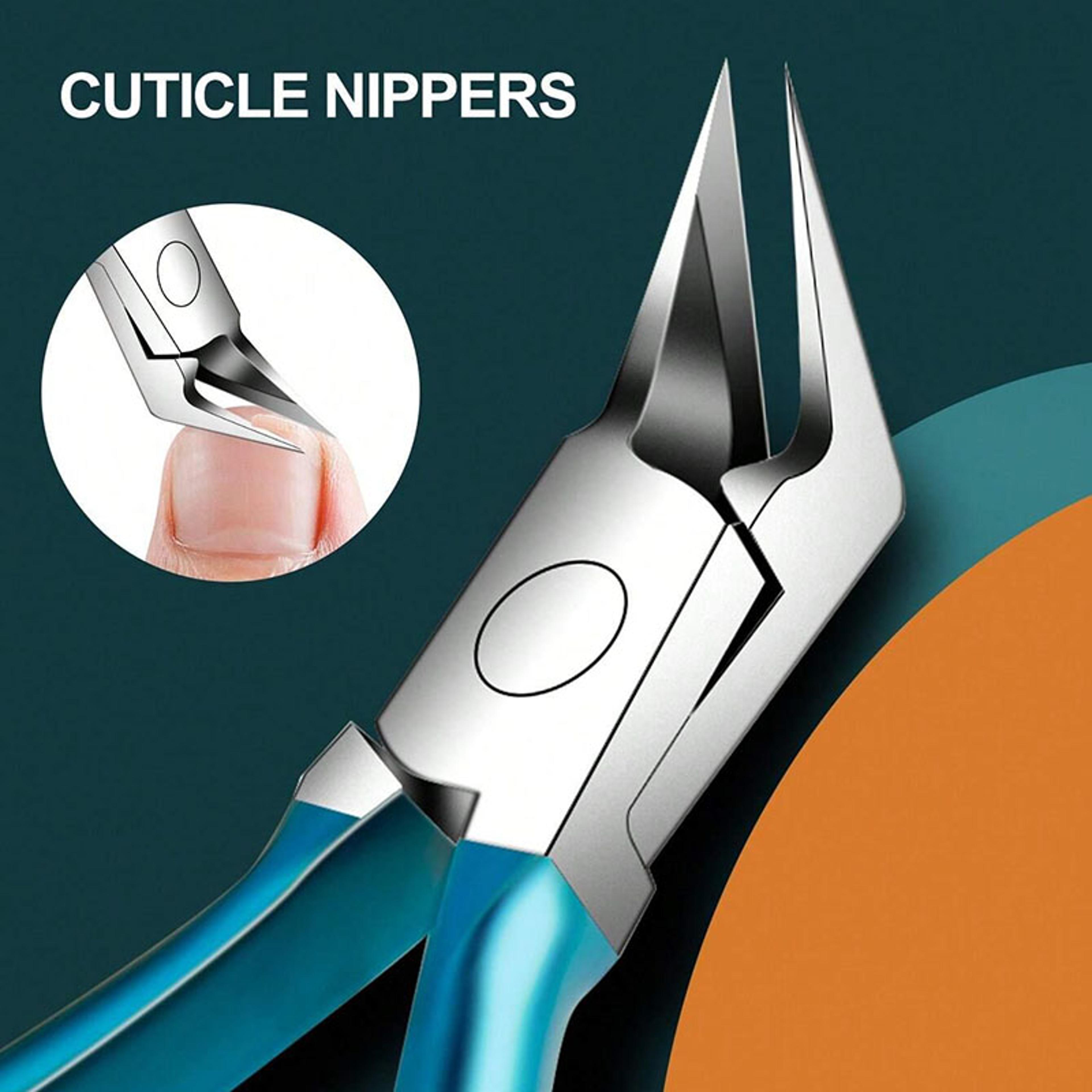 wide opening non-slip long handle toenail clippers for thick ingrown nails, toenail cutter trimmers