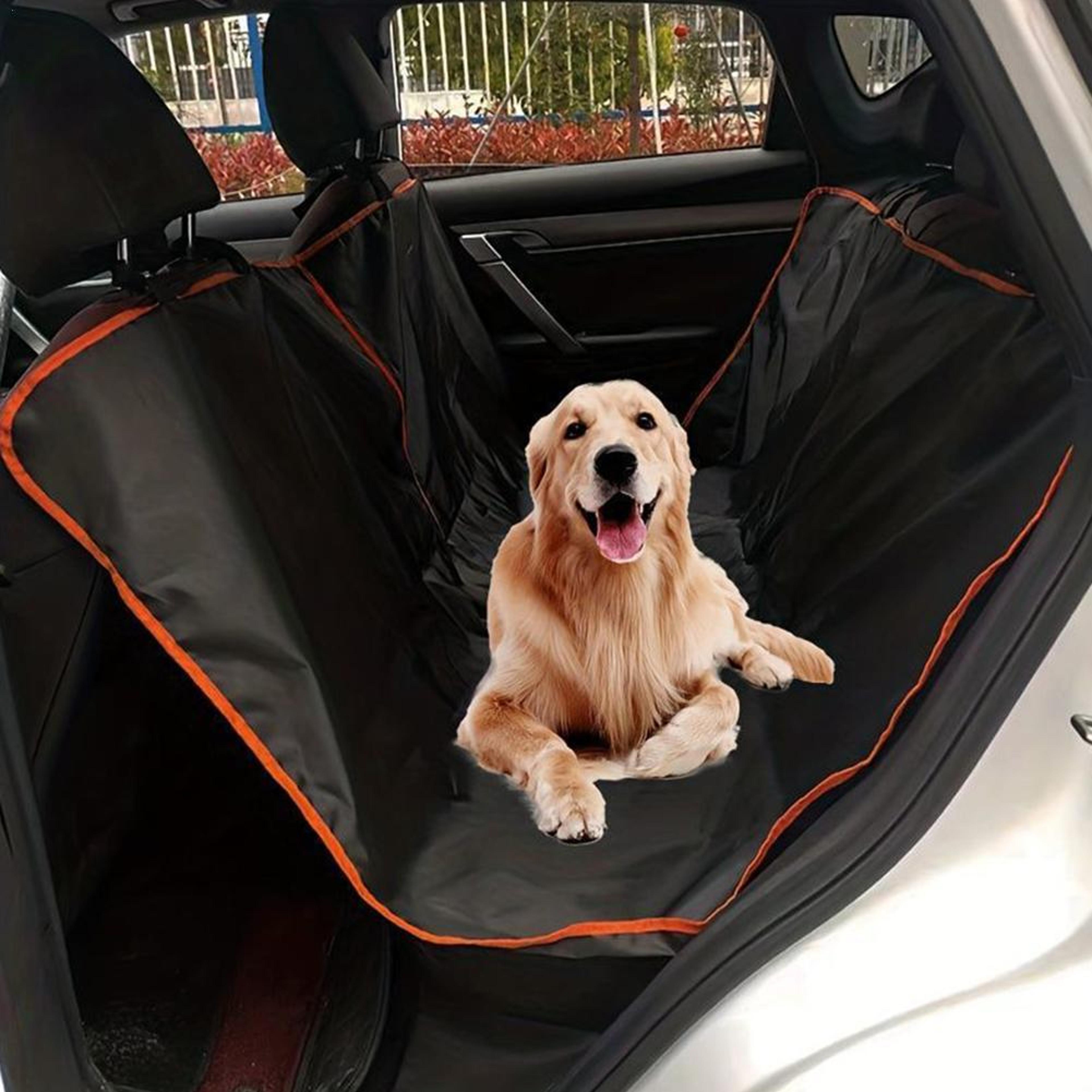 universal dog car seat cover for back seat, anti-dirty car mat, scratch resistant pet car accessory for cars, trucks