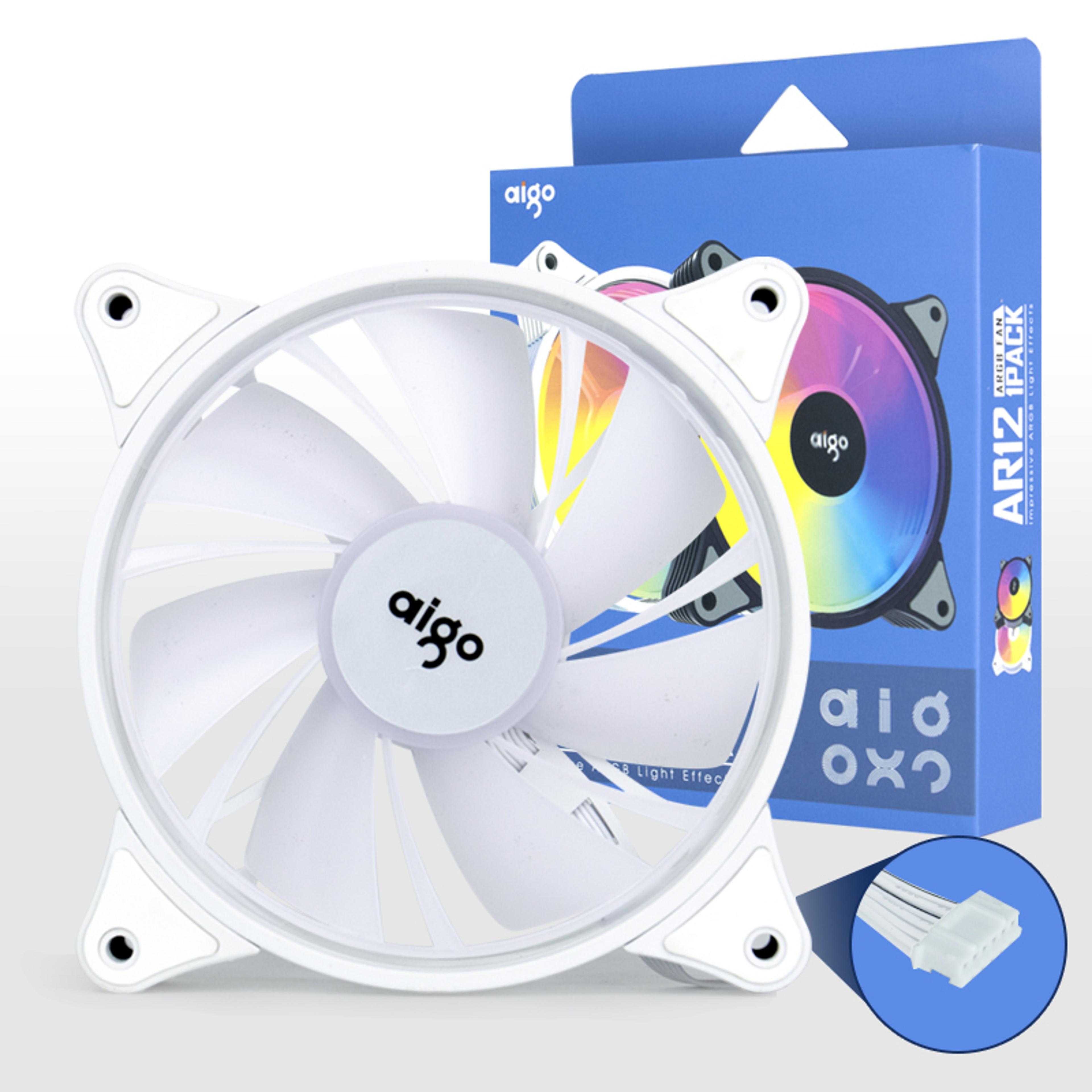 white pc cooling fan, adjustable rgb led, mute ventilador rgb fans with speed control