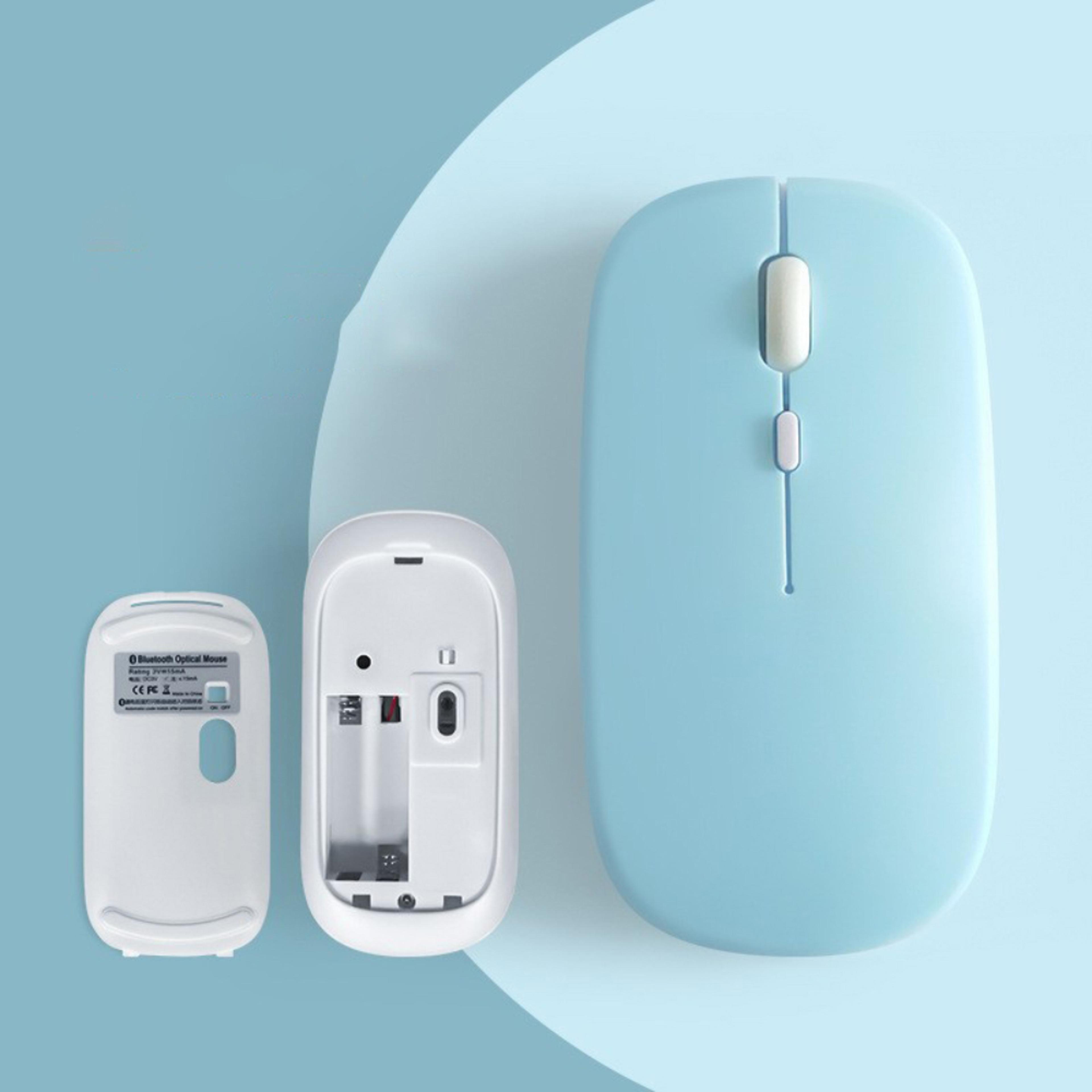 noiseless wireless mouse, silent bluetooth gaming mouse for ipad, laptops, and samsung tablets