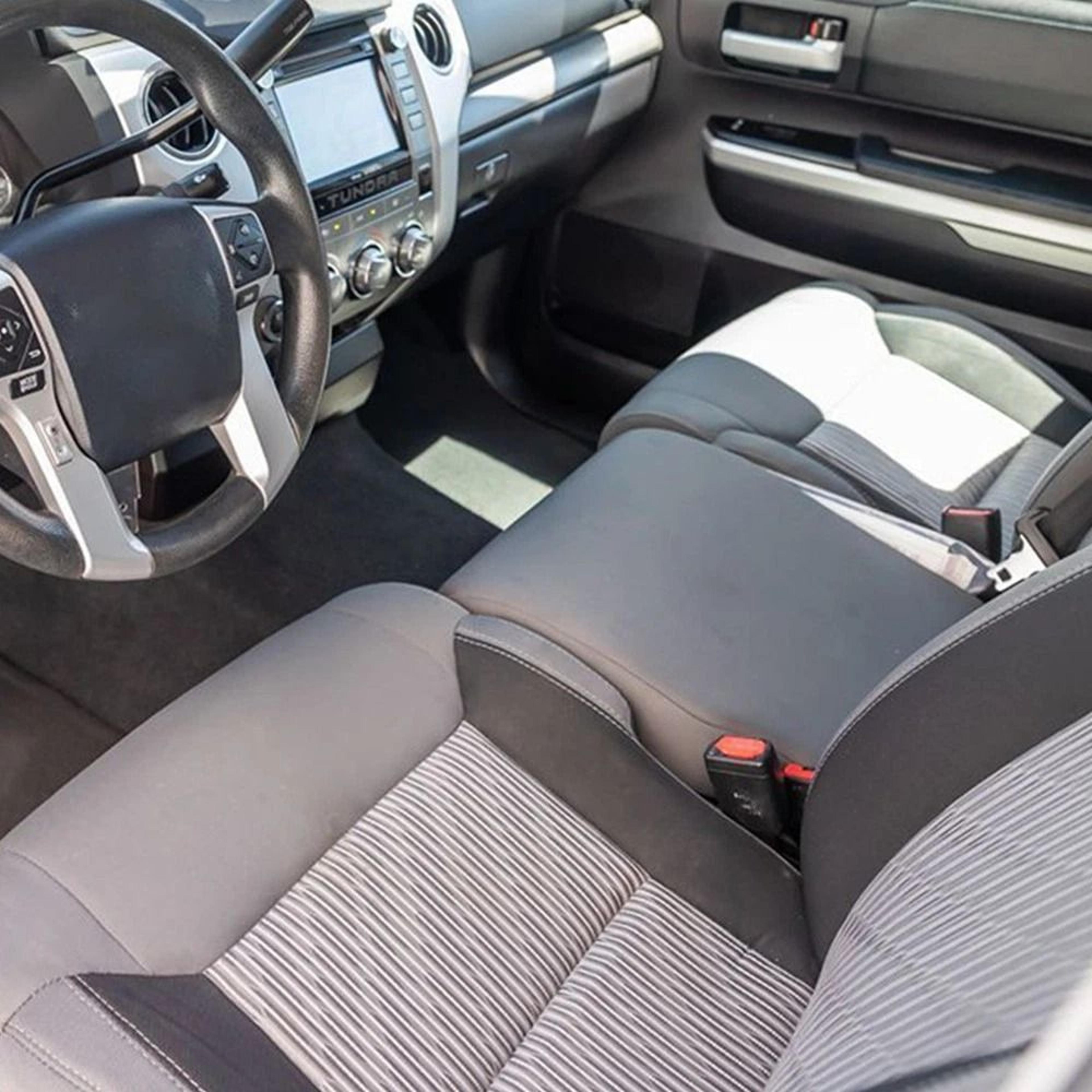 cloth seat cover for front driver bottom, fits heated & power seats