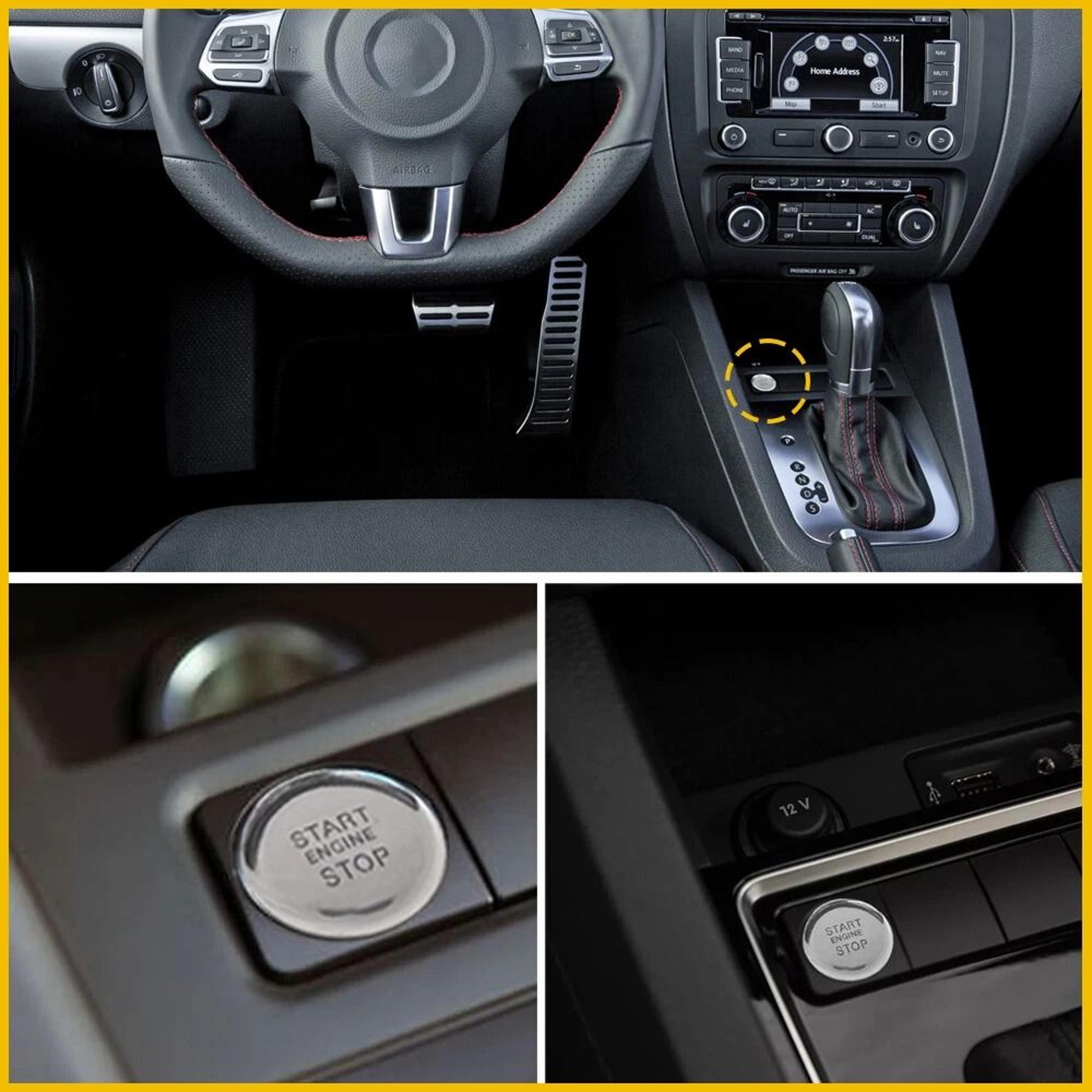 durable new car engine start stop push switch button, stable performance, direct fit