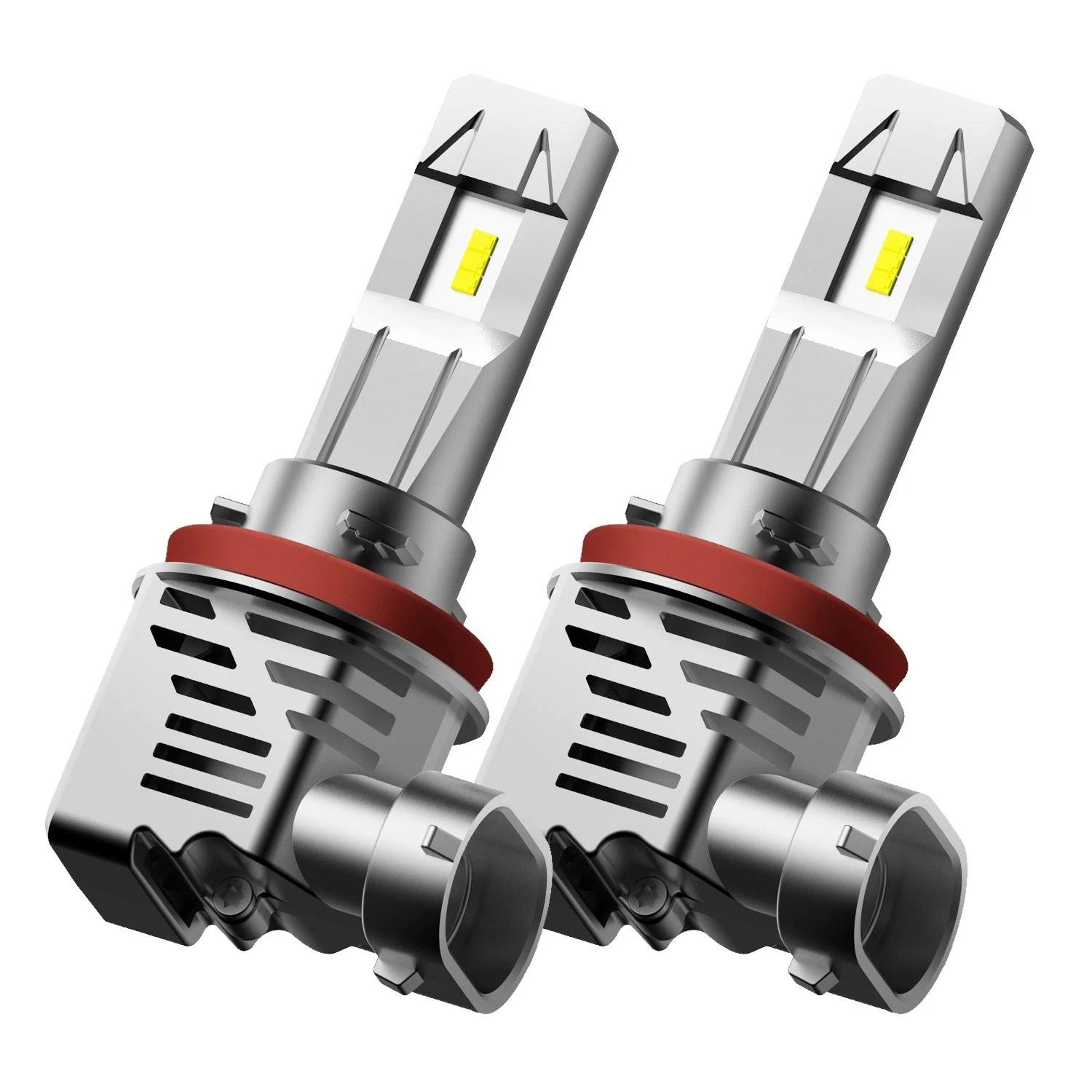 super bright led headlight kit, low beam bulb, white, waterproof & weatherproof for harsh conditions