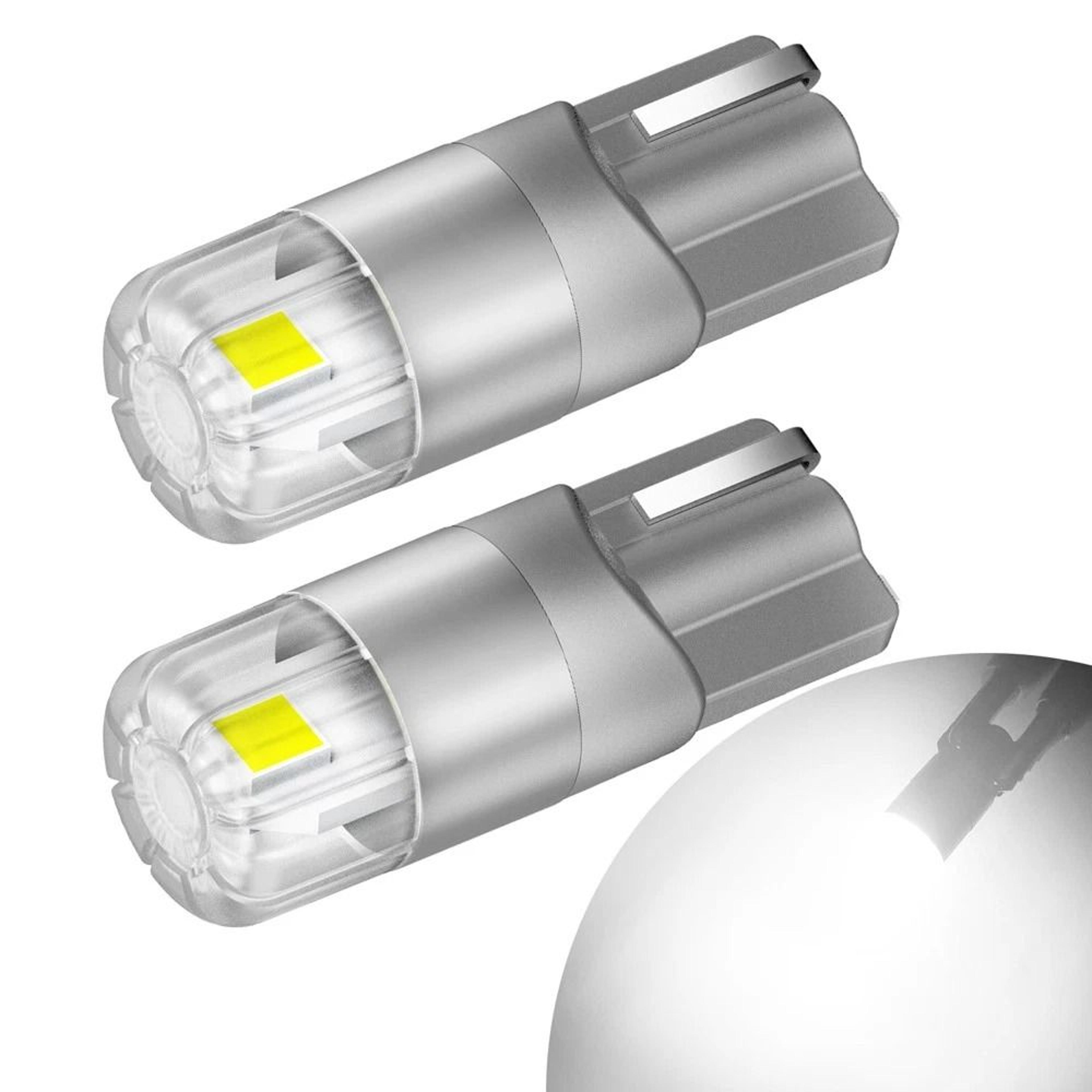white e super bright led parking light bulb, energy saving, long lifespan, low power, upgrade your halogen bulbs to led