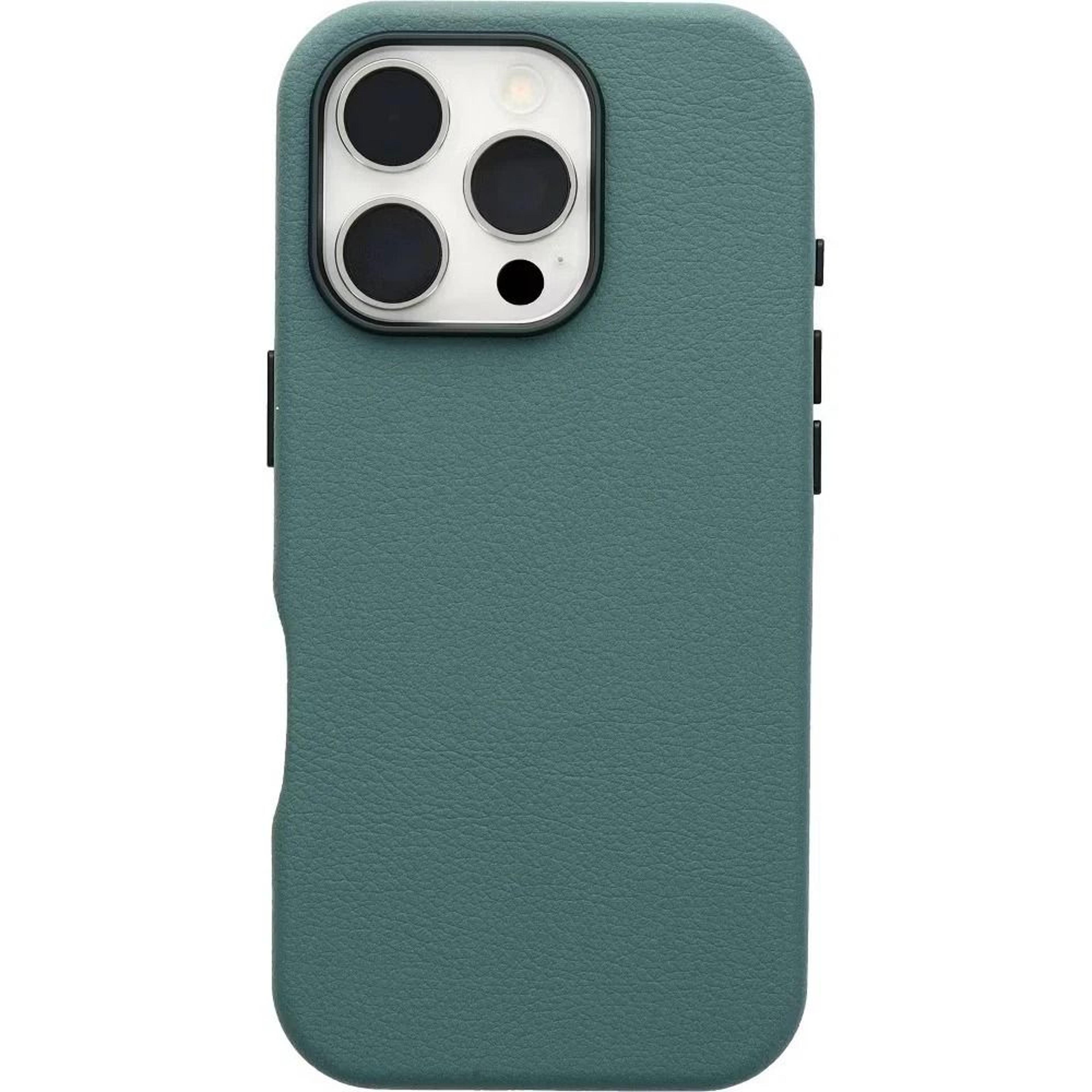 symmetry case with magsafe, cactus leather design, eco-friendly protection, juniper sprig