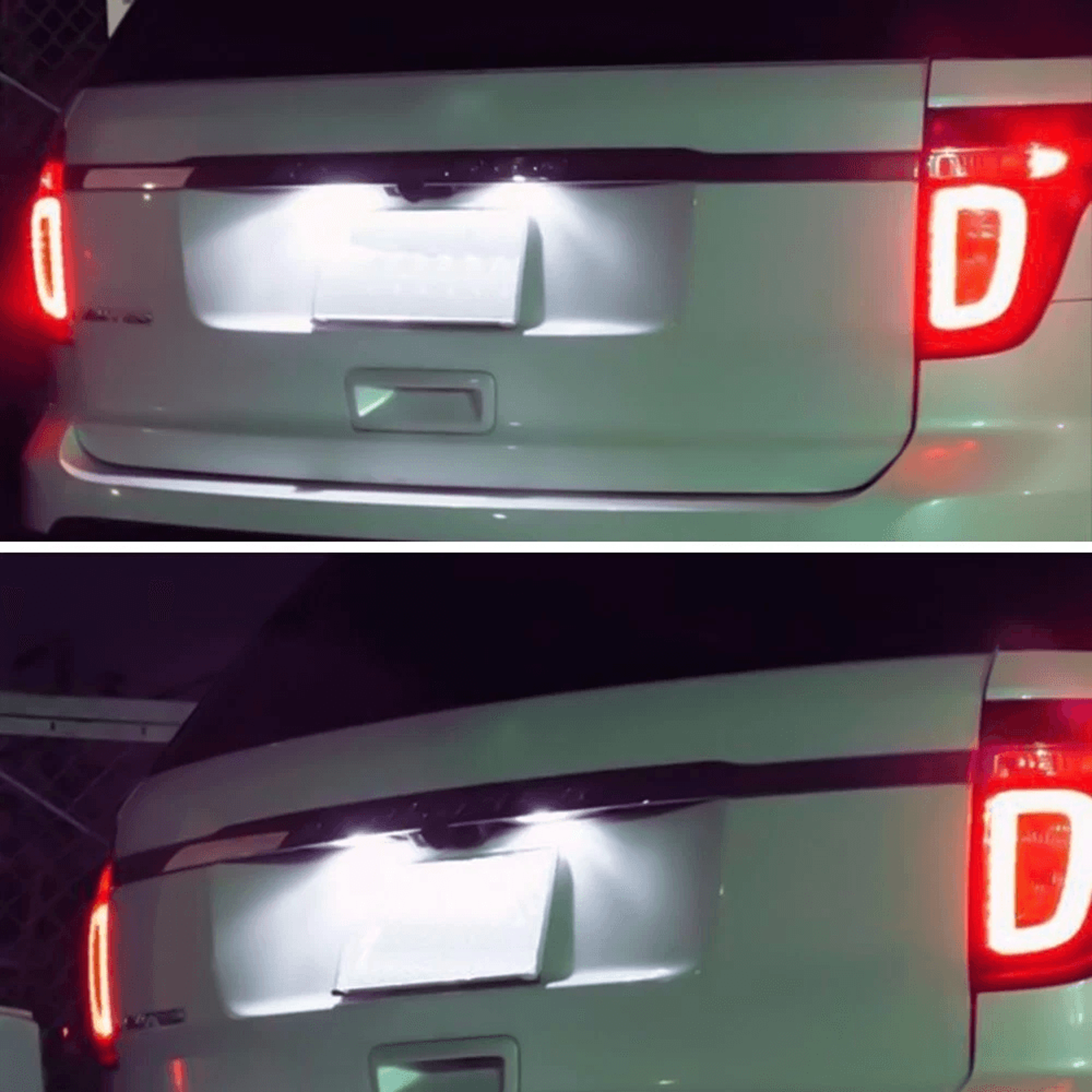 white smd led license plate light for expedition fusion, direct-fit replacement