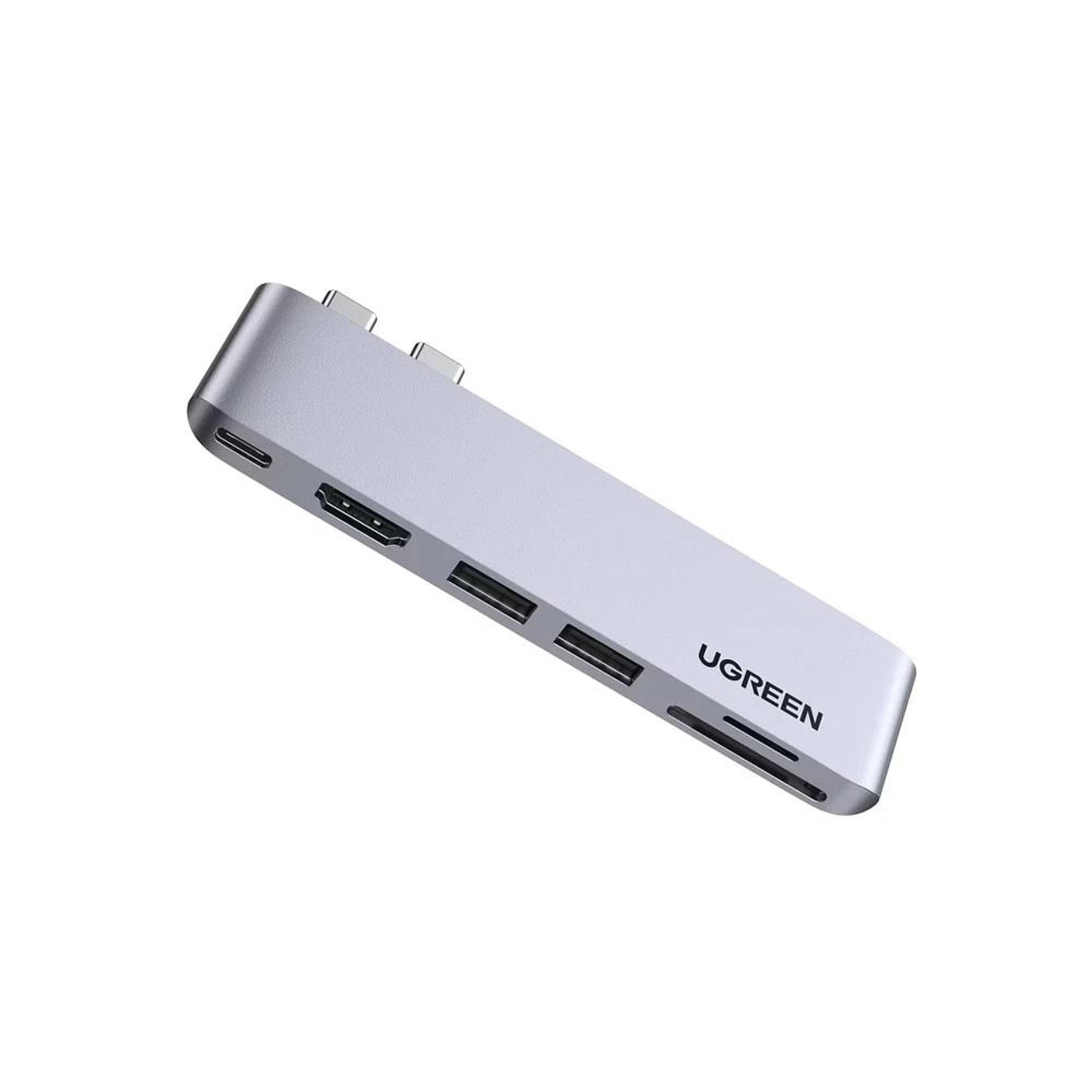 usb c hub adapter for macbook, thunderbolt, hdmi, sd tf