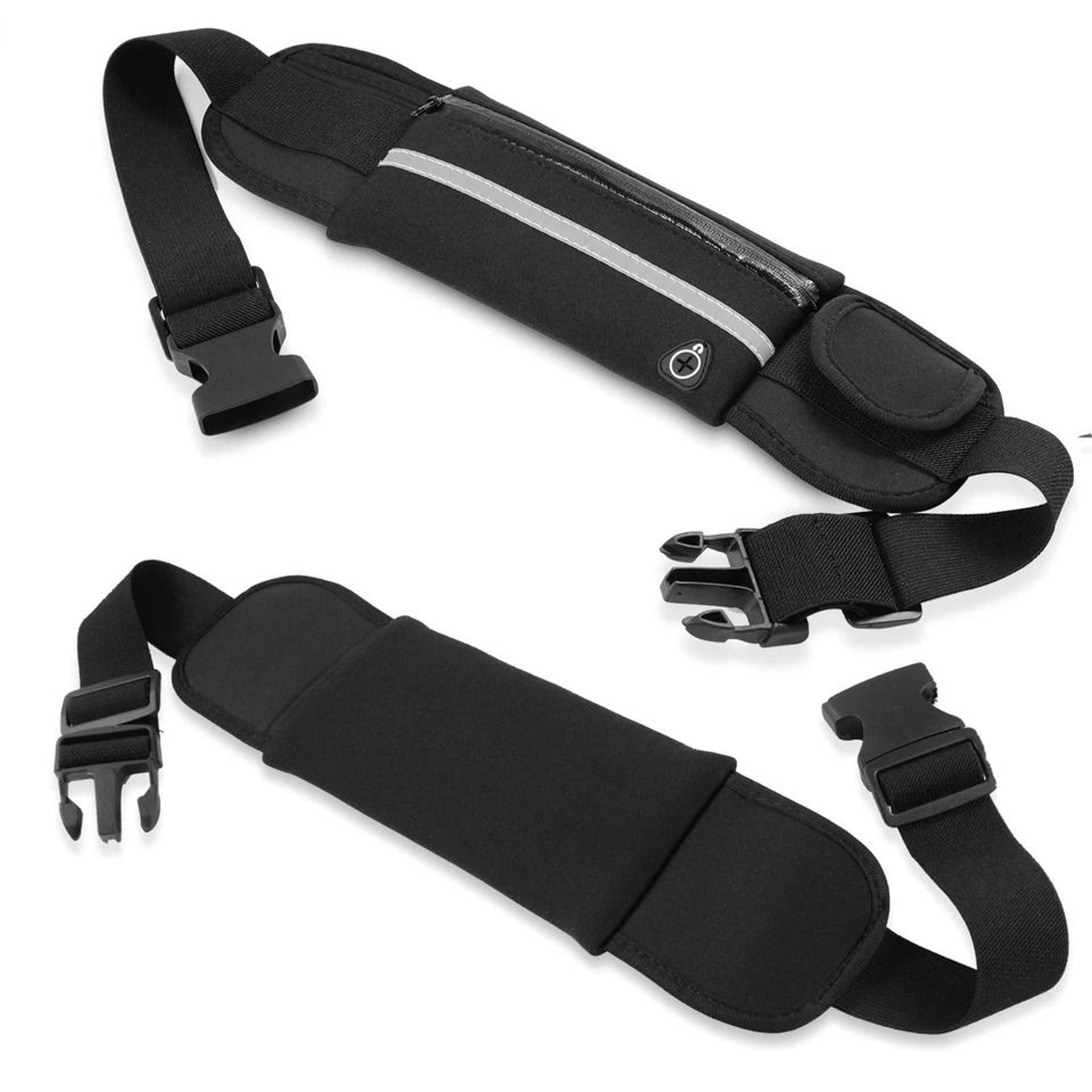 adjustable waterproof waist bag, running jogging belt pouch with zip for sports