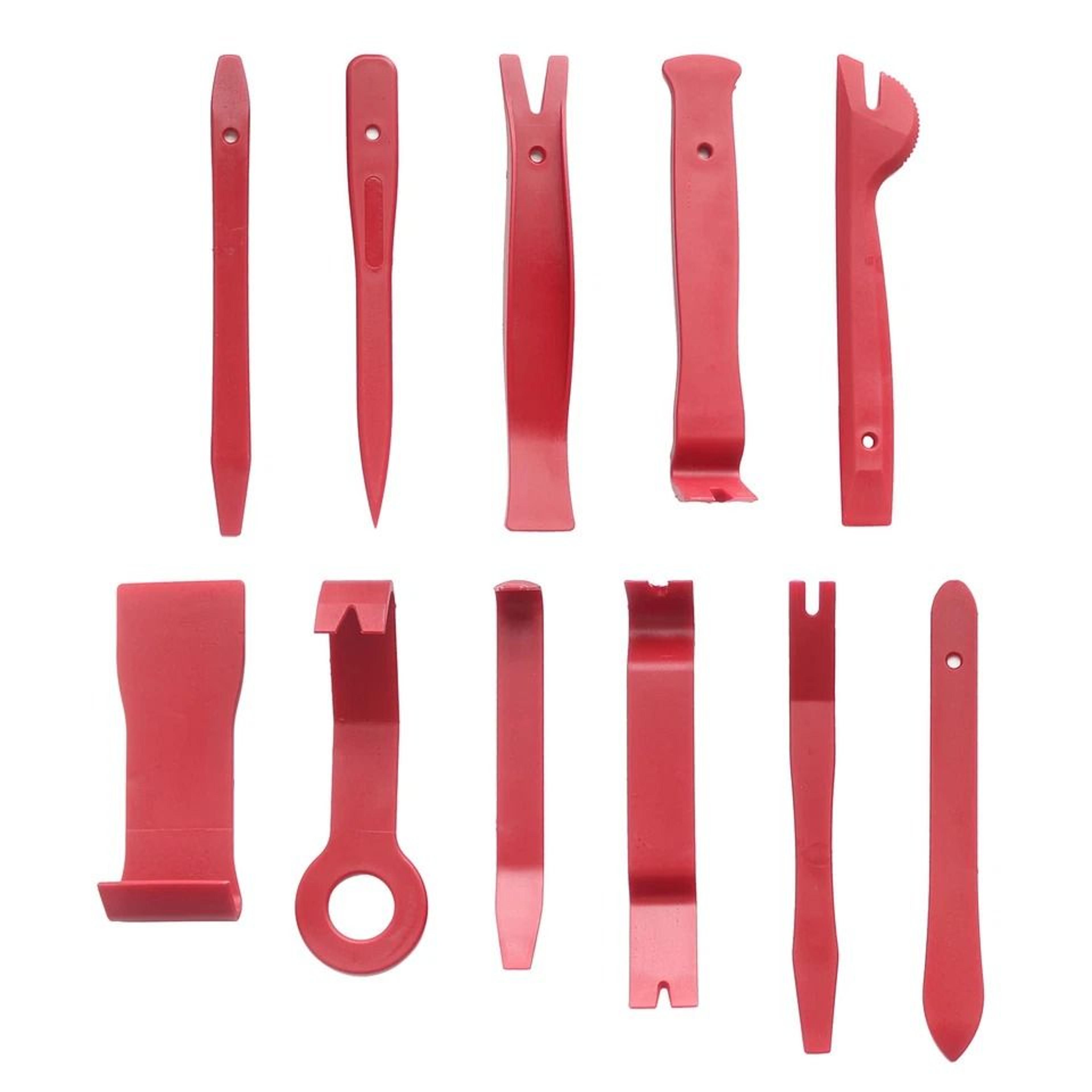 durable car trim removal tool set, seal trim pry bar, door interior clip remover, multi-purpose tool