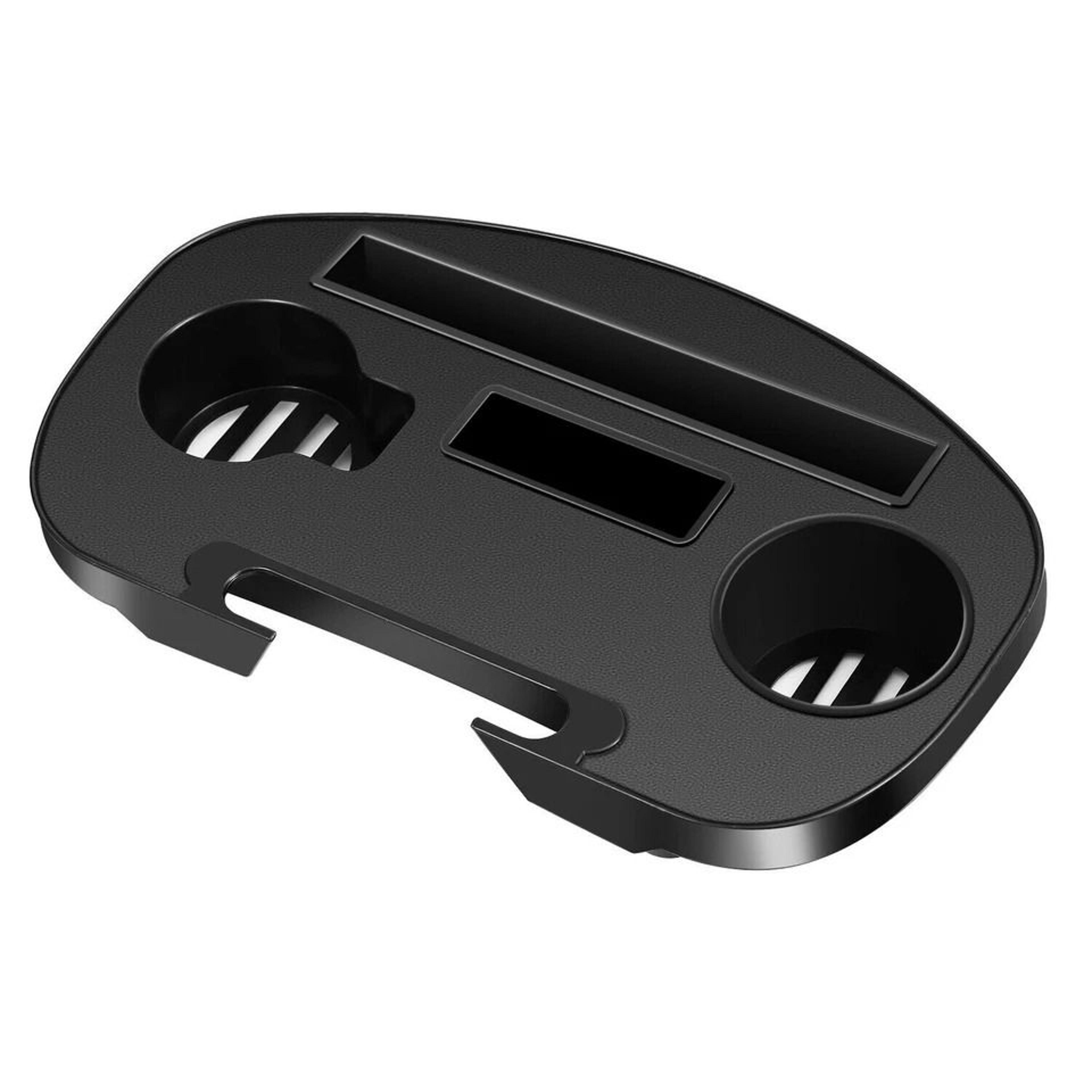 zero gravity chair cup holder, beverage tray with can and mobile device slot, holds iphone, mugs, tissues, and magazines