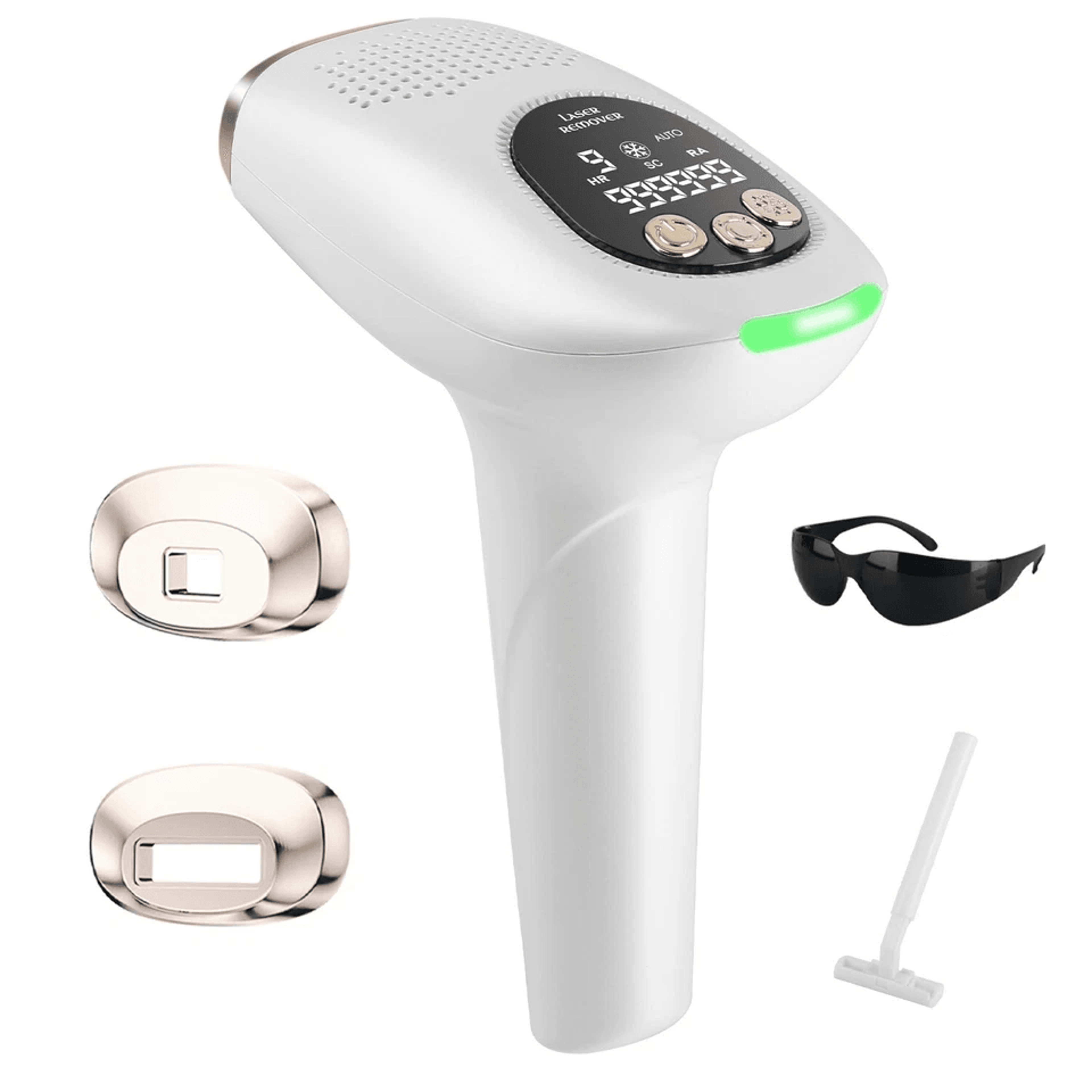 permanent hair removal, ice cooling ipl device, at-home hair removal for armpits, legs, bikini line