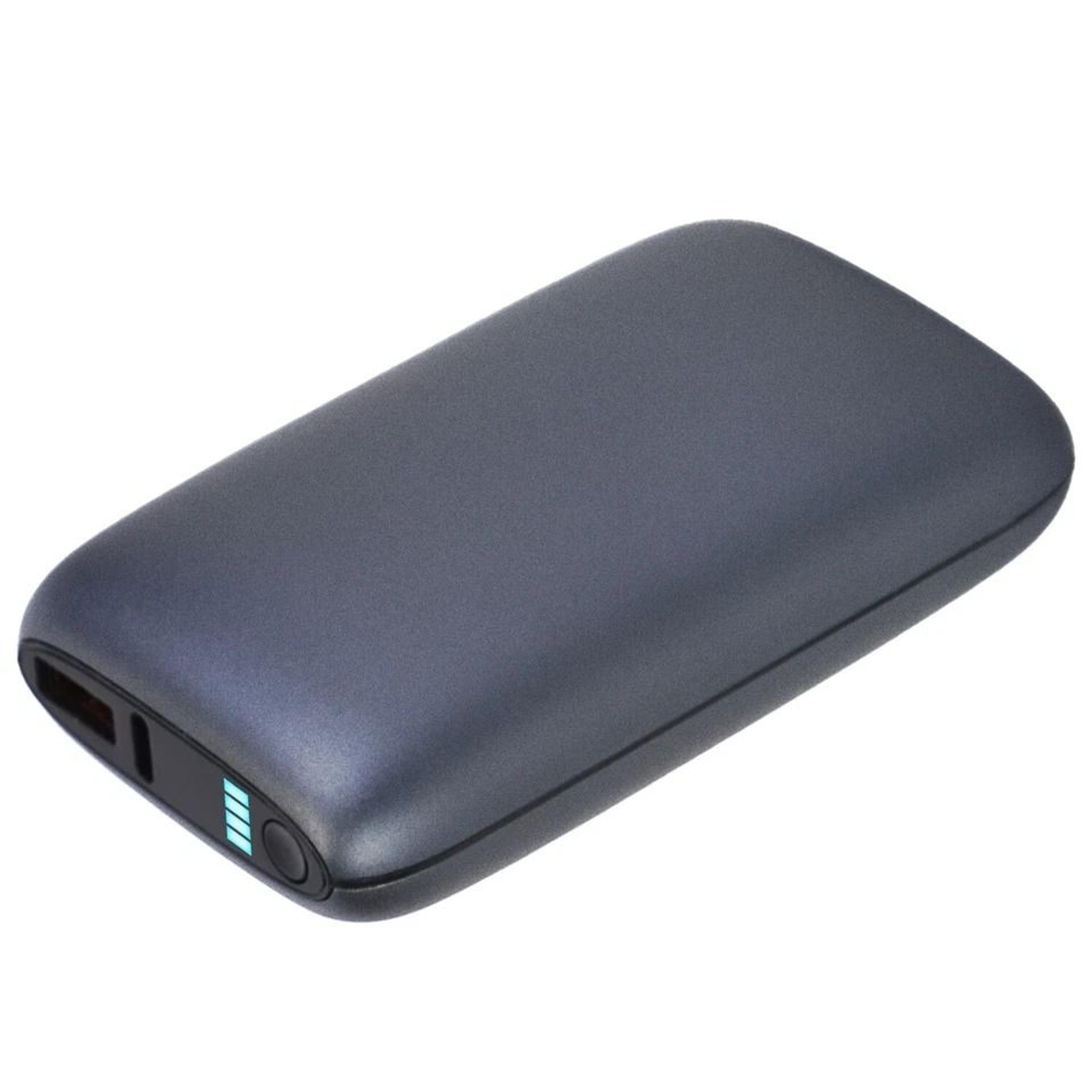 rechargeable hand warmer, electric heat, backup power bank with output, dual-sided heating for skiing