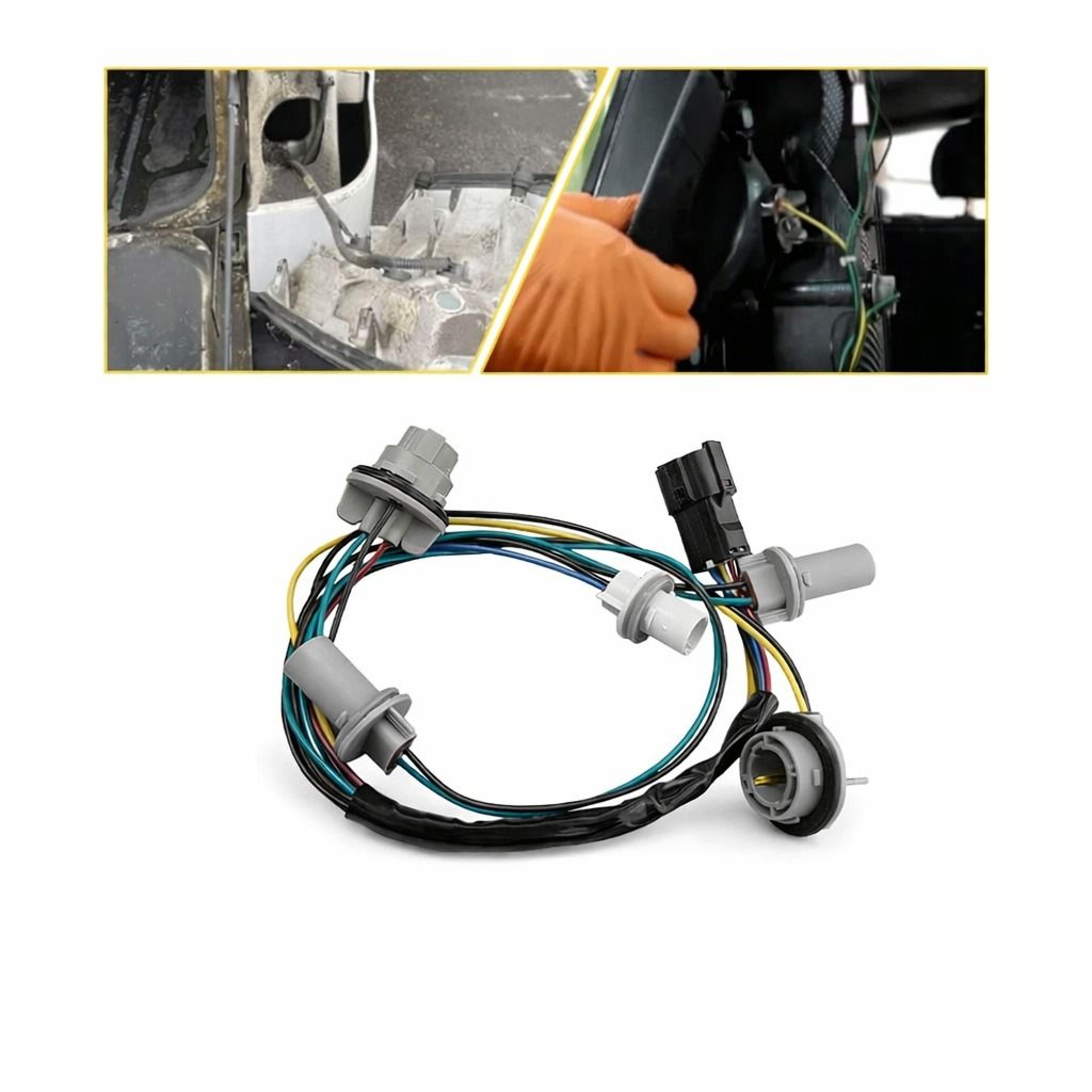 high-durability tail lamp harness replacement, lh or rh fit, easy installation