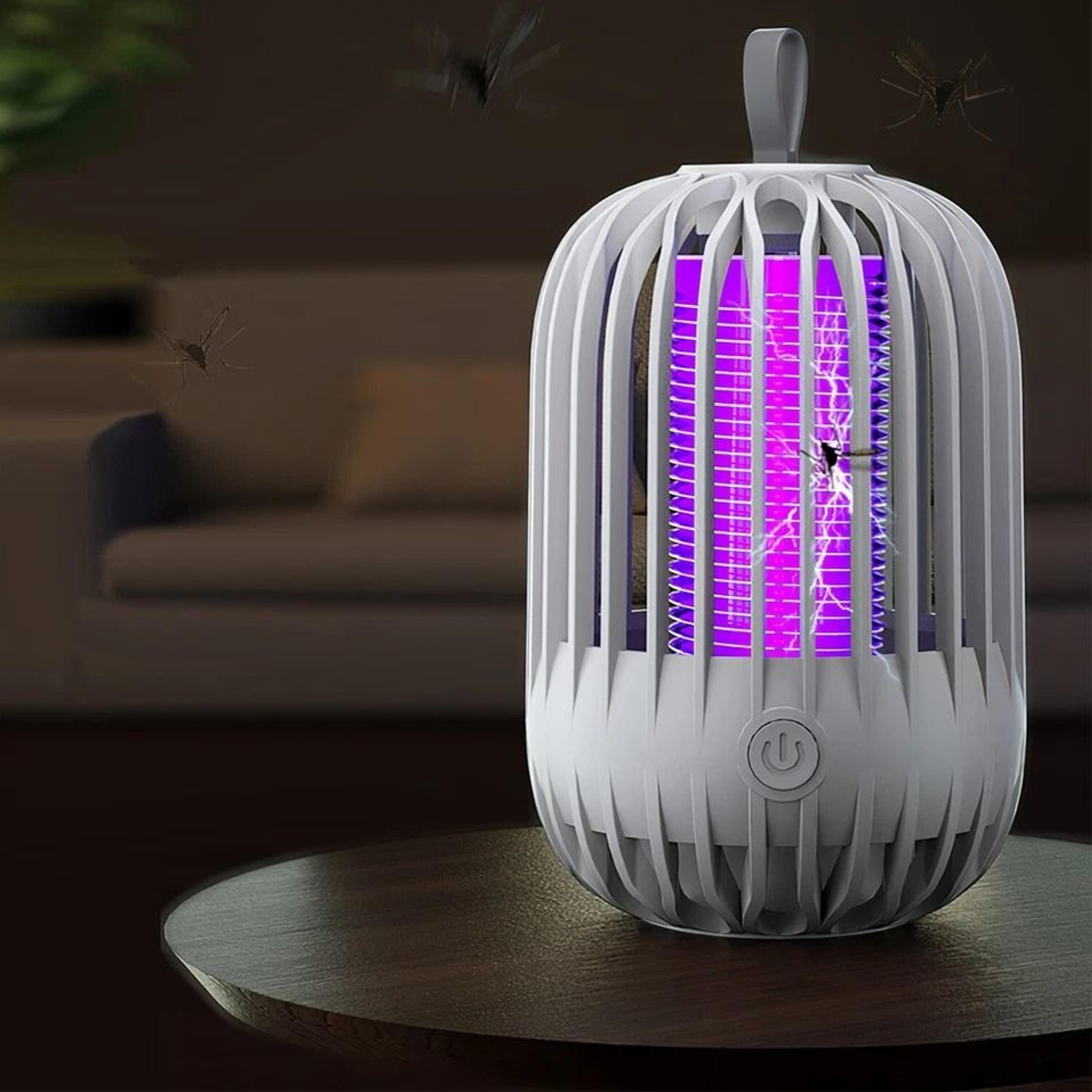 portable electric bug zapper, mosquito killer lamp for home & outdoor use, uv light mosquito trap