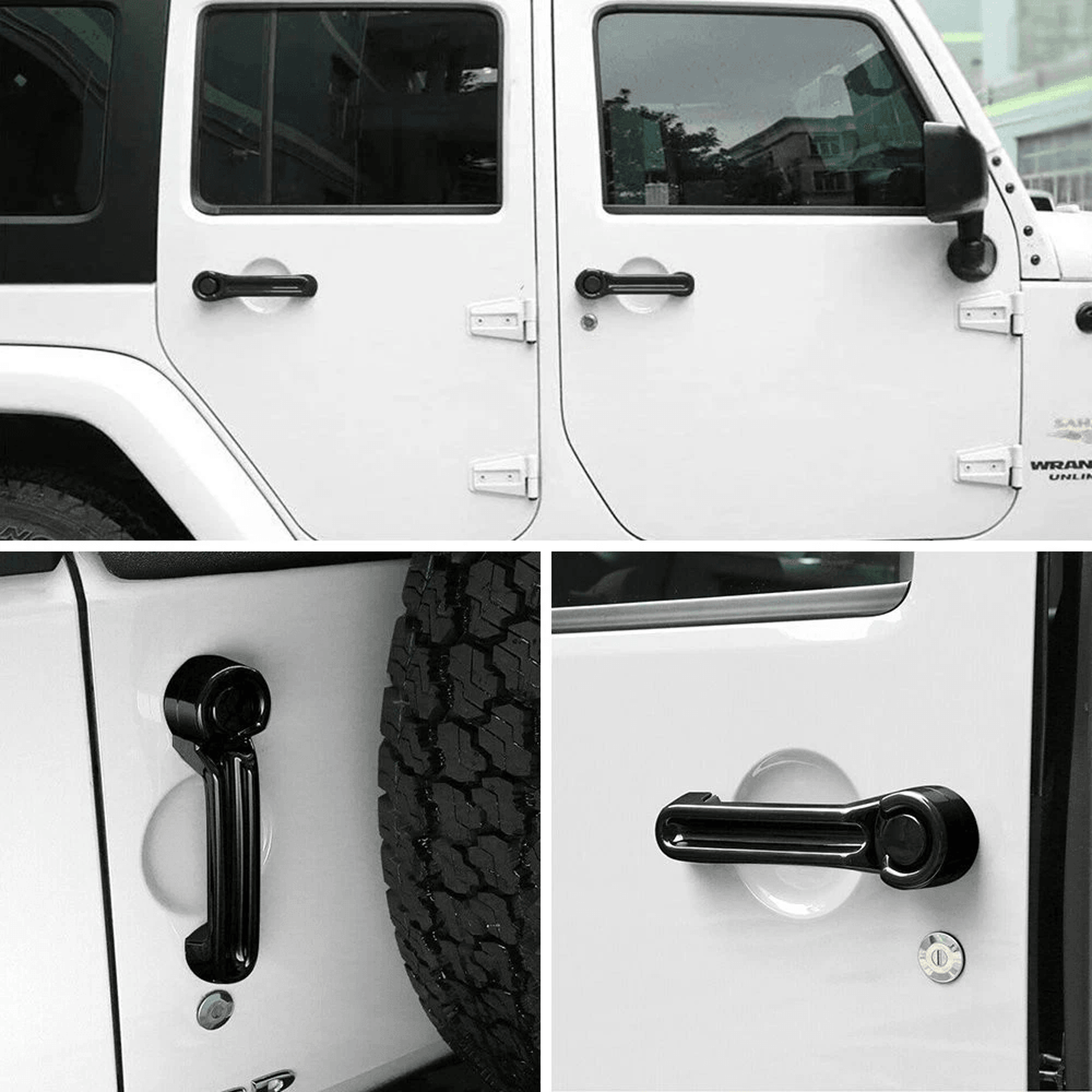 car door handle cover, molding trim access for a luxurious finish