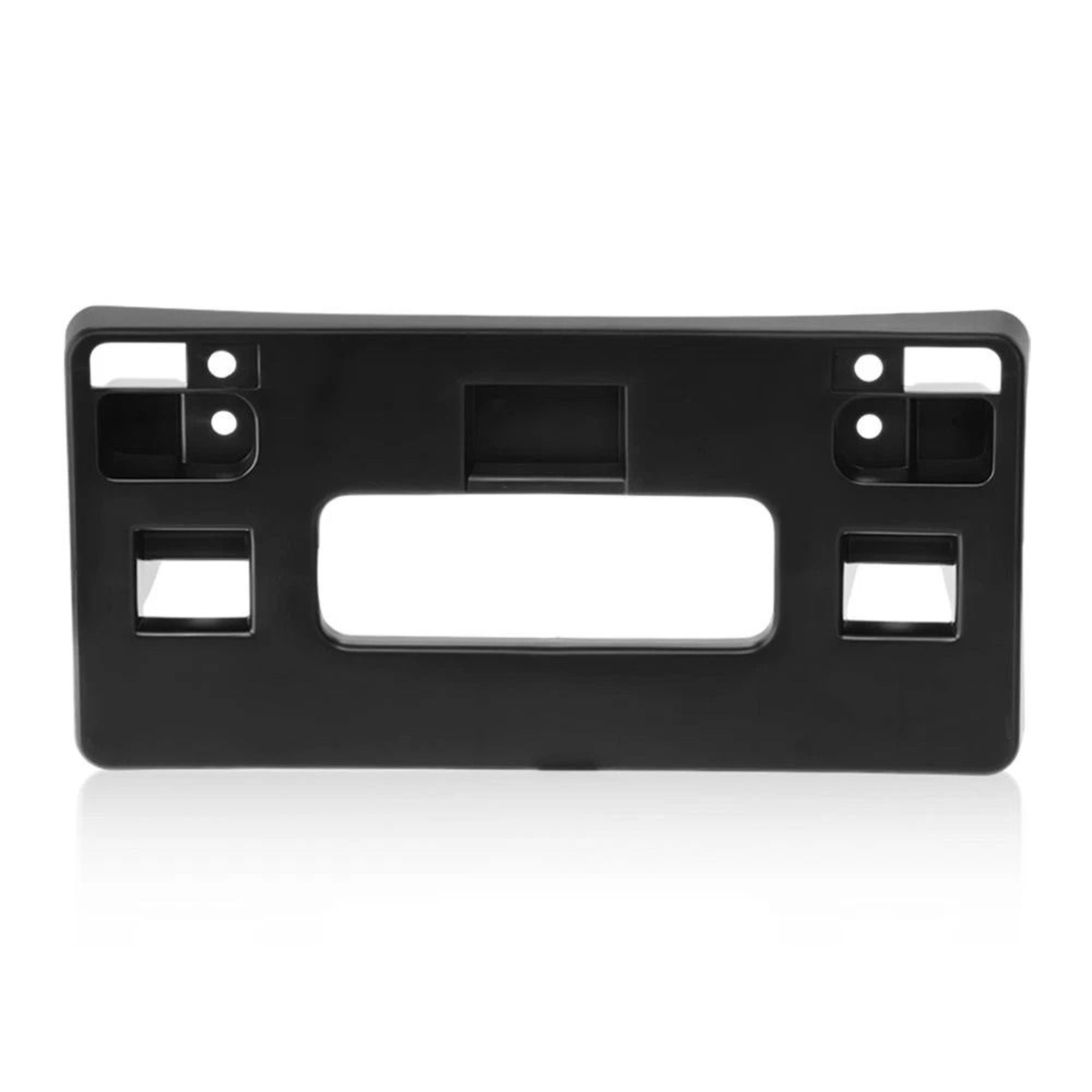direct replacement front license plate bracket for honda accord 2008-2012, oe quality, black