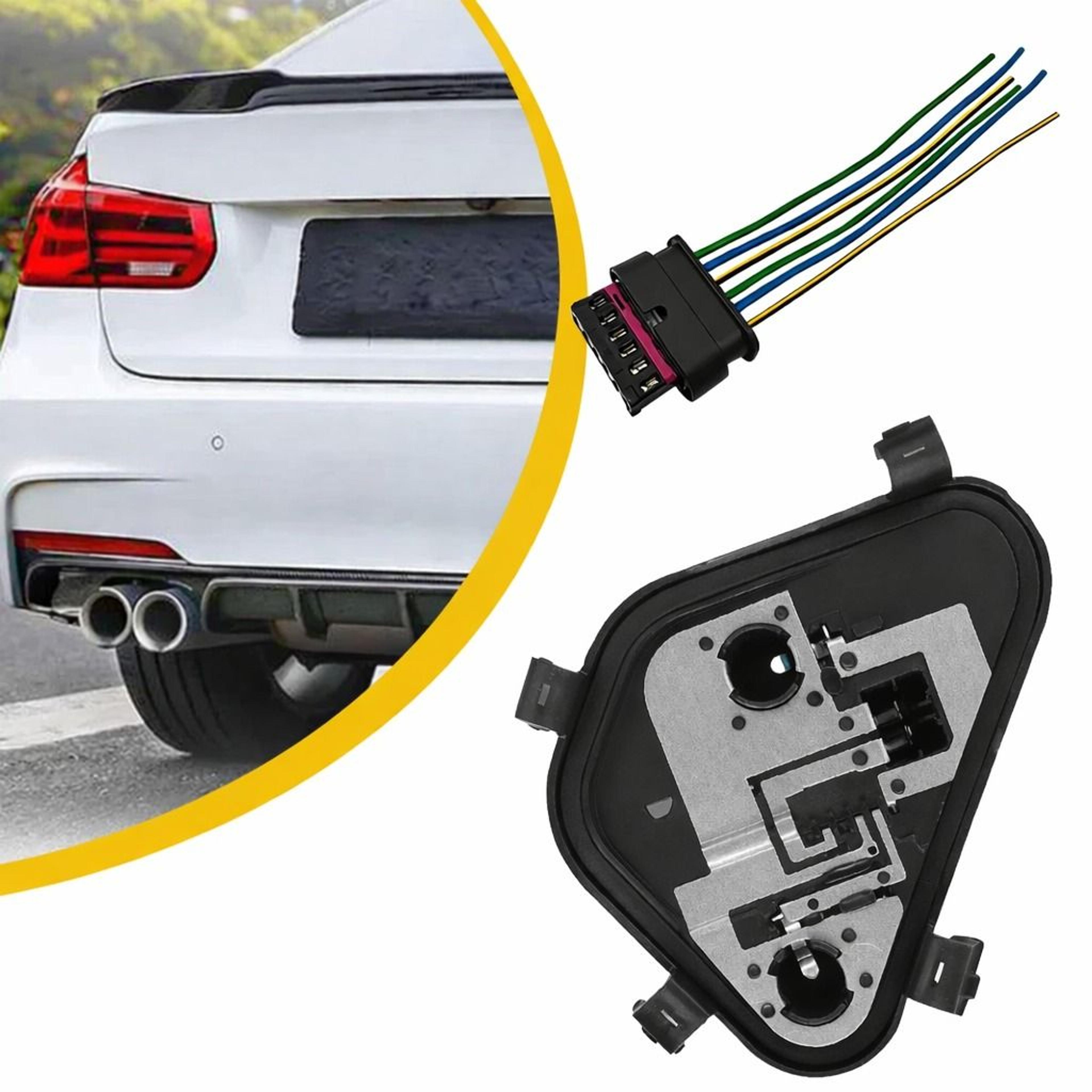 tail light lamp bulb socket, rear left panel, perfect fit with wire harness, stable performance for vehicles