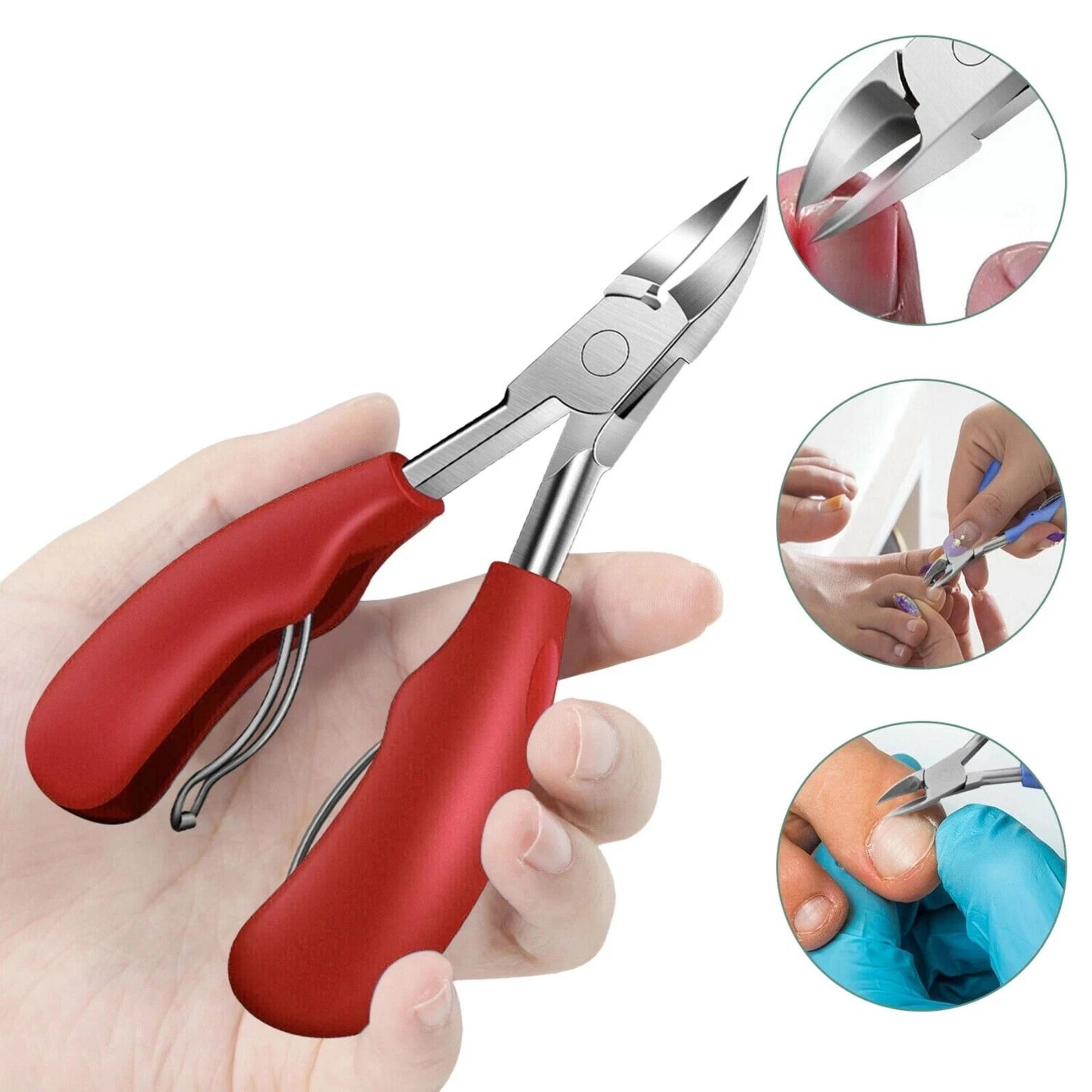 eagle beak toenail clippers for thick, ingrown nails, beveled scissors