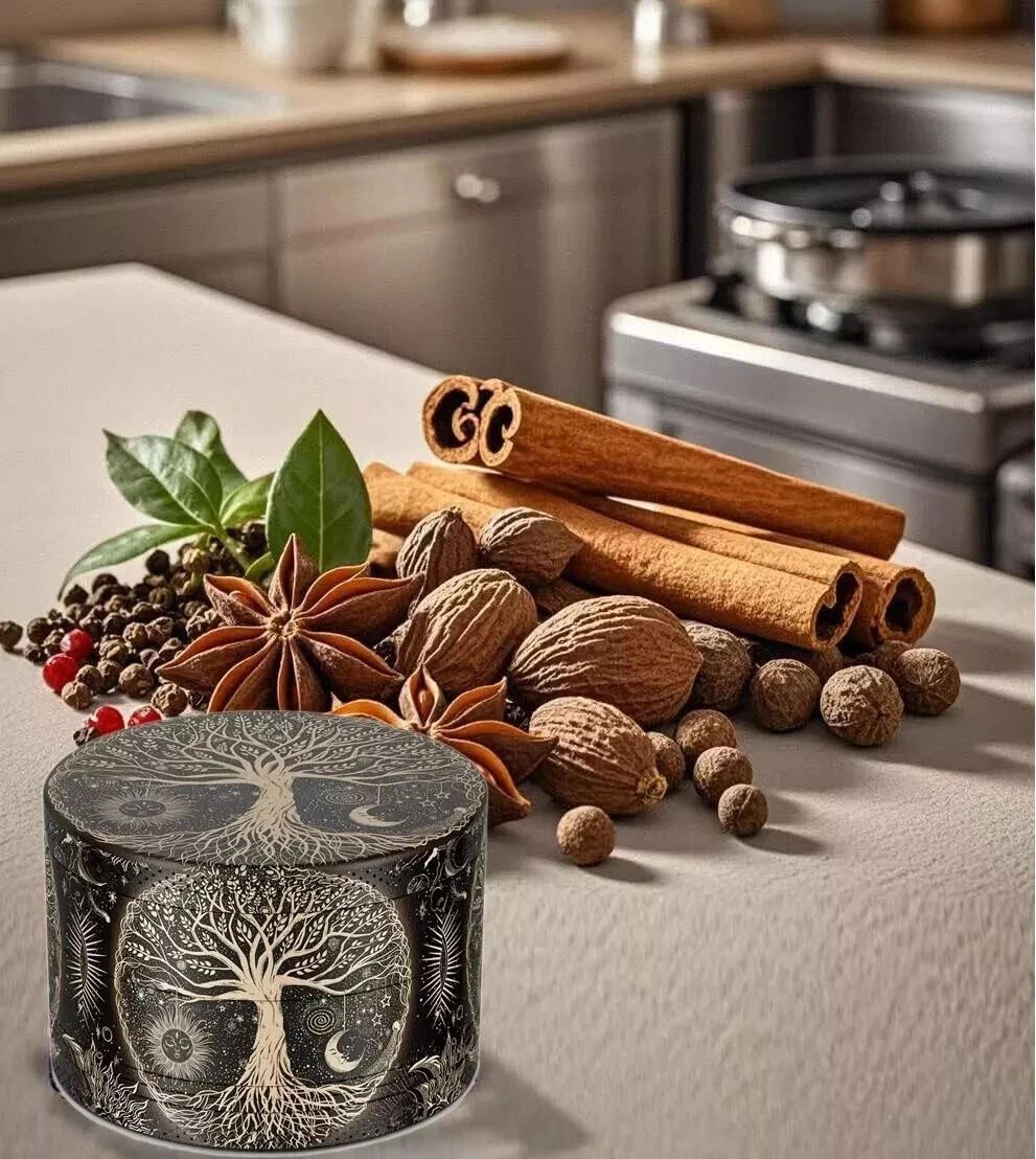 spice herbal metal smoke crusher, herb tobacco grinder with handle, hand muller