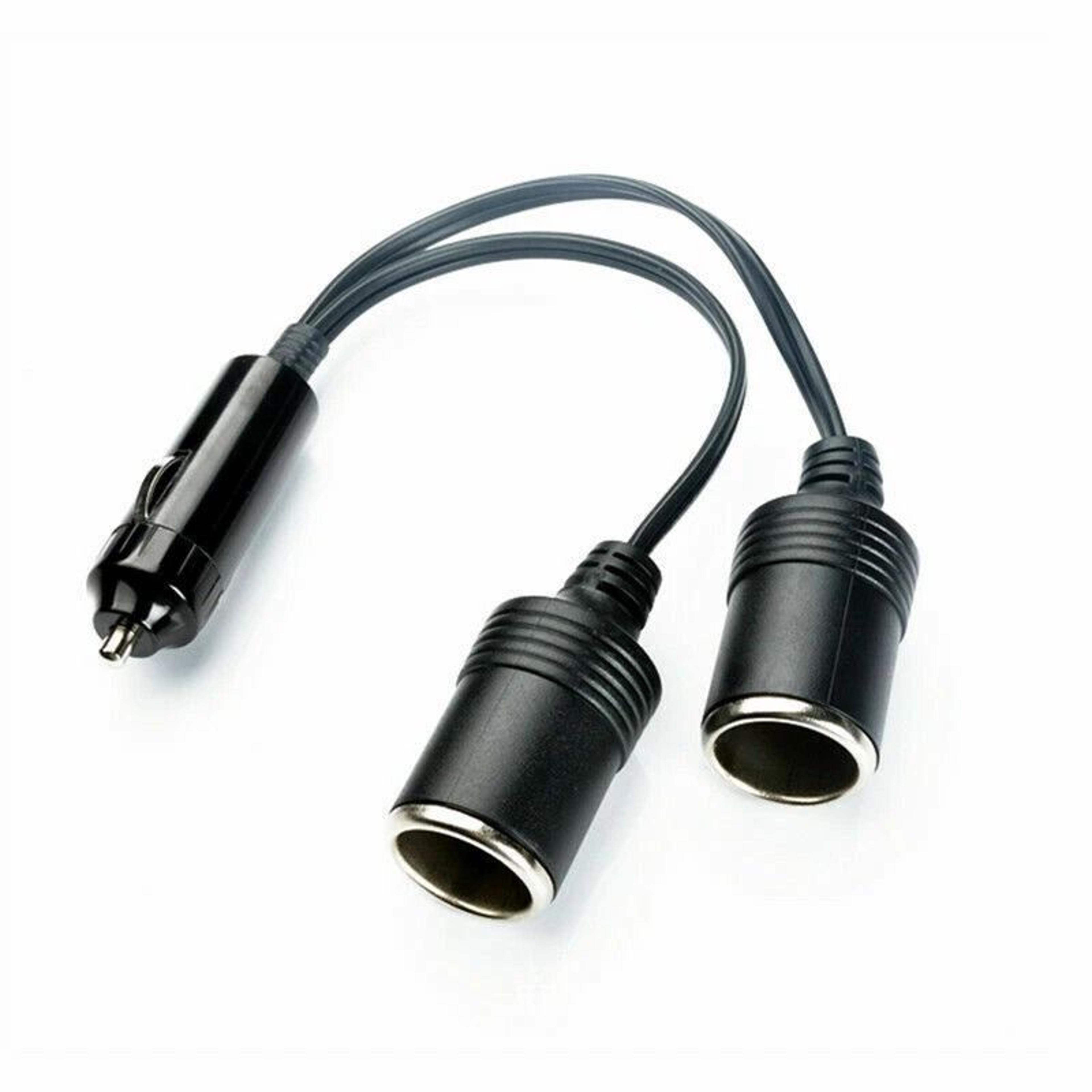 auto outlet, dual car cigarette lighter splitter charger, power socket adapter