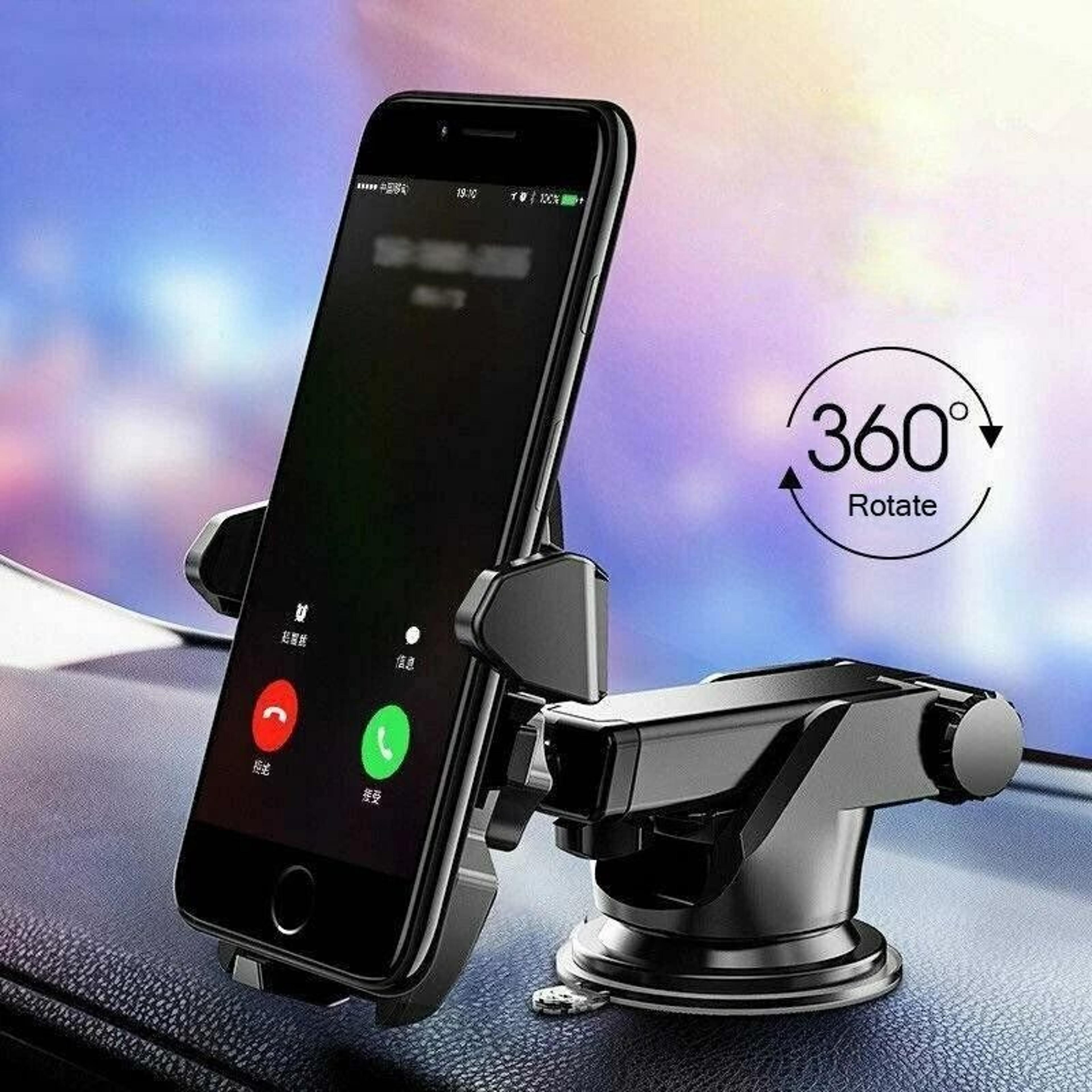 windshield dash suction cup, 360° car phone holder, mount stand for cell phone gps