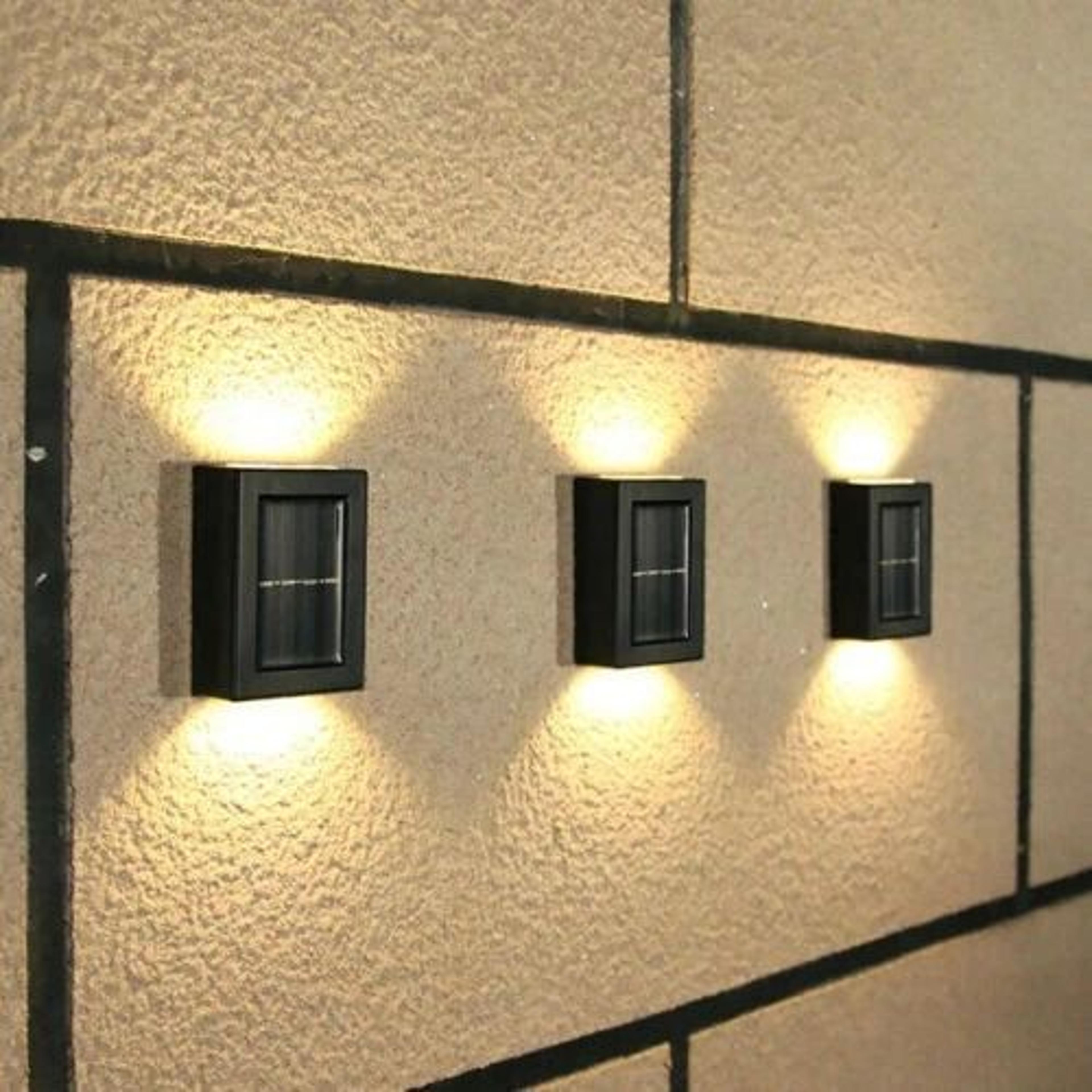 solar led deck light for outdoor path, garden patio, stairs step & fence lamp