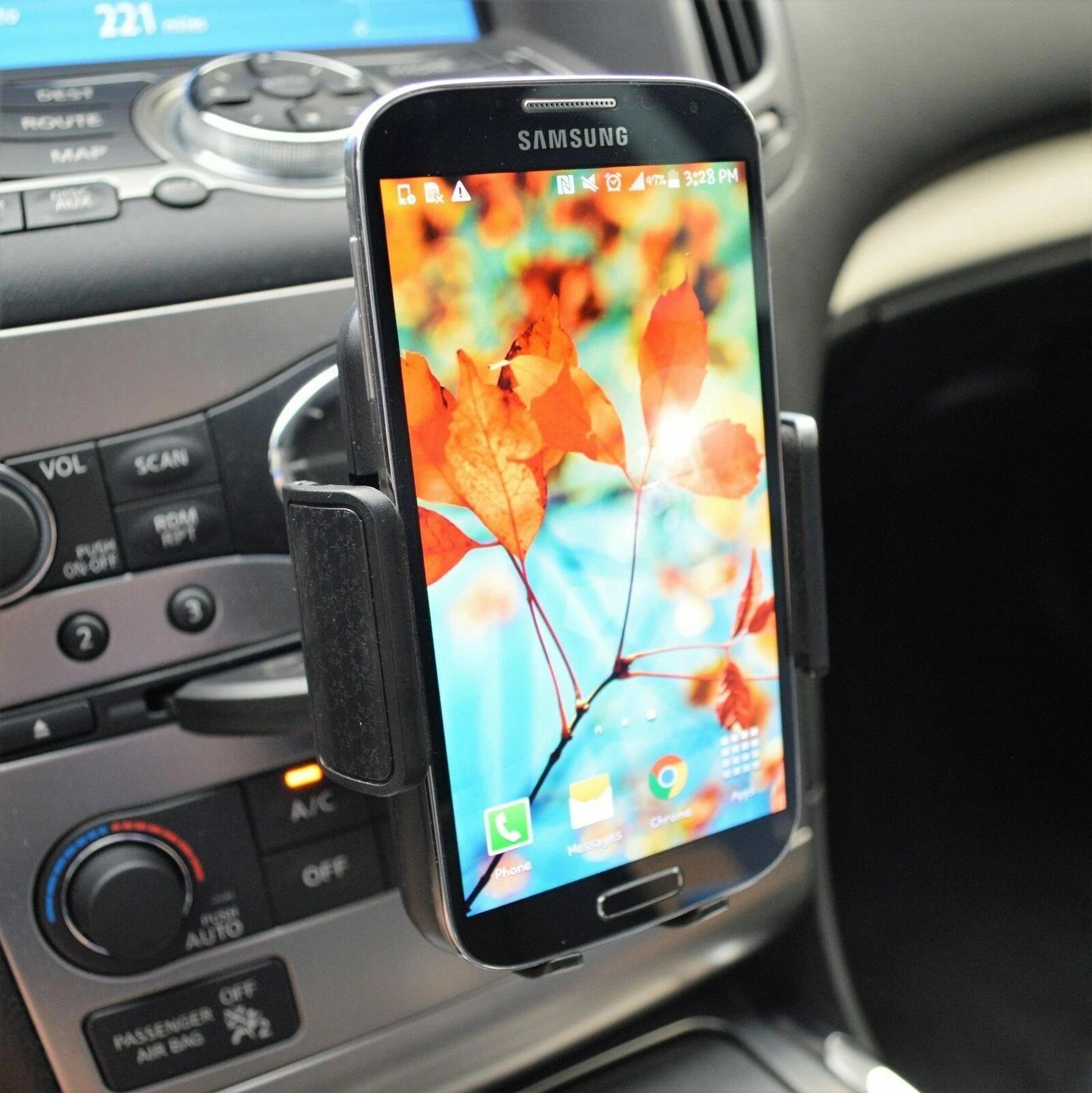 universal cell phone car mount, cd slot car phone holder