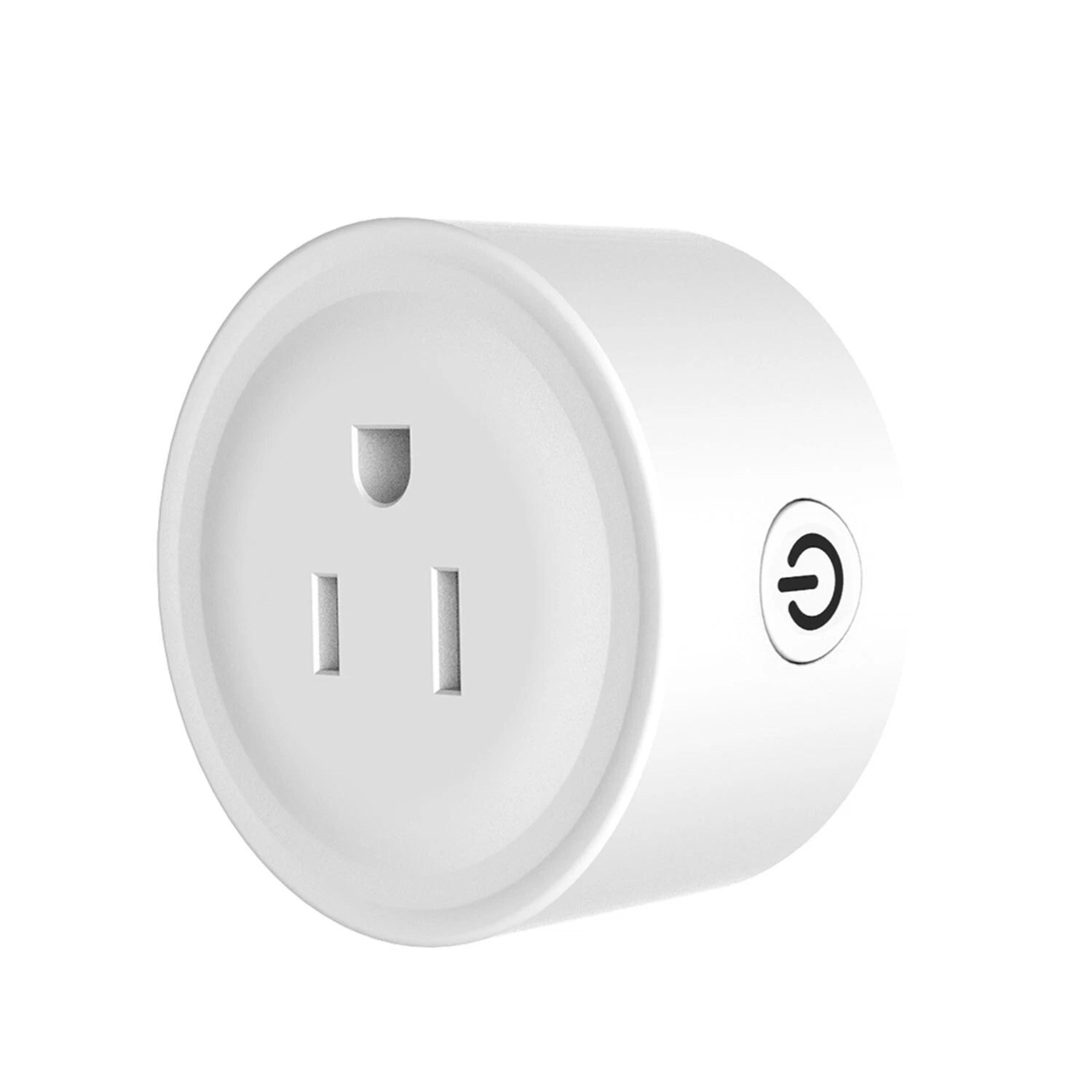 smart mini plug outlet with wifi, remote control timer switch for alexa and google home